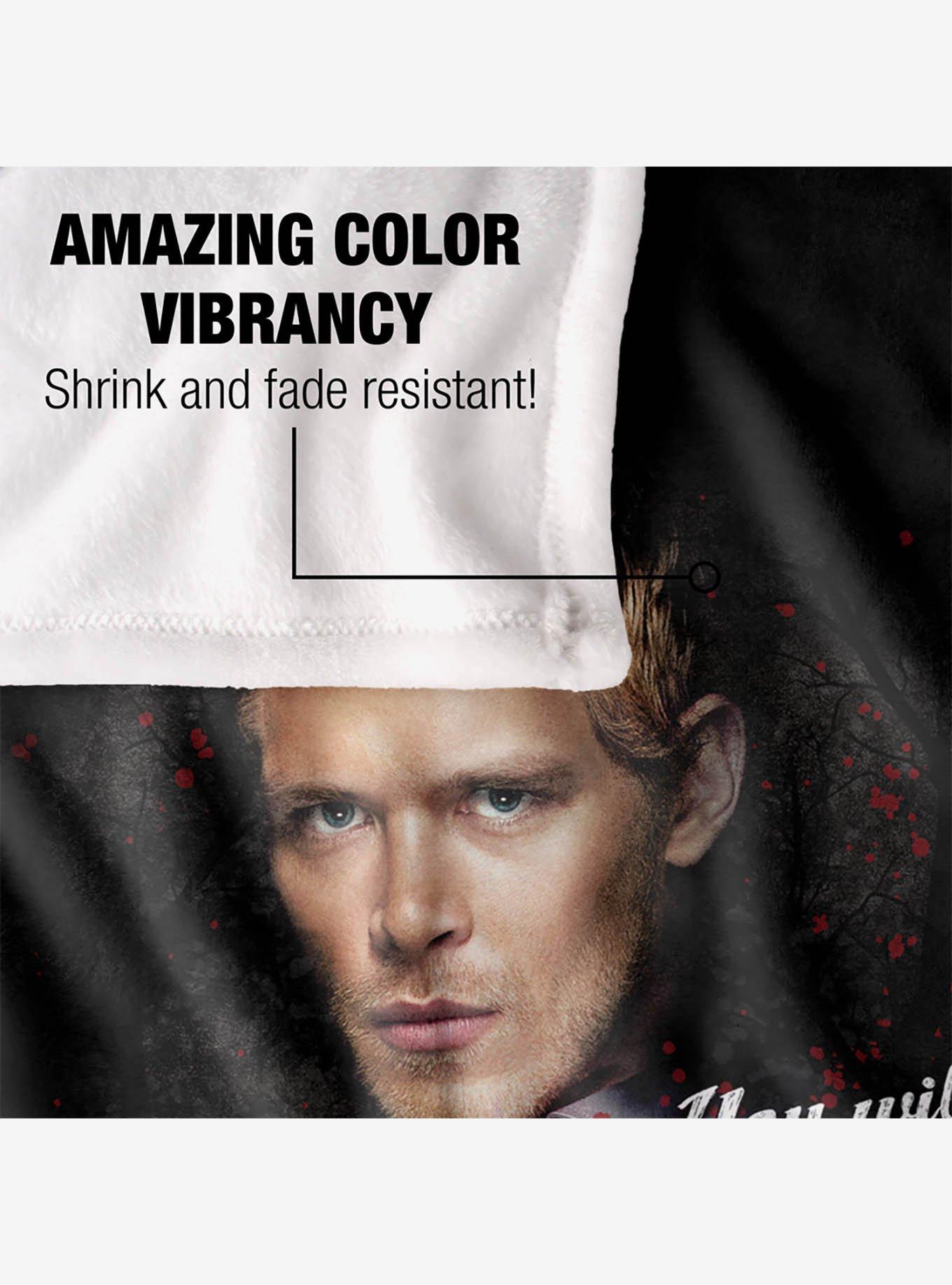 The Vampire Diaries Never Destroy 50x60" Throw Blanket, , alternate
