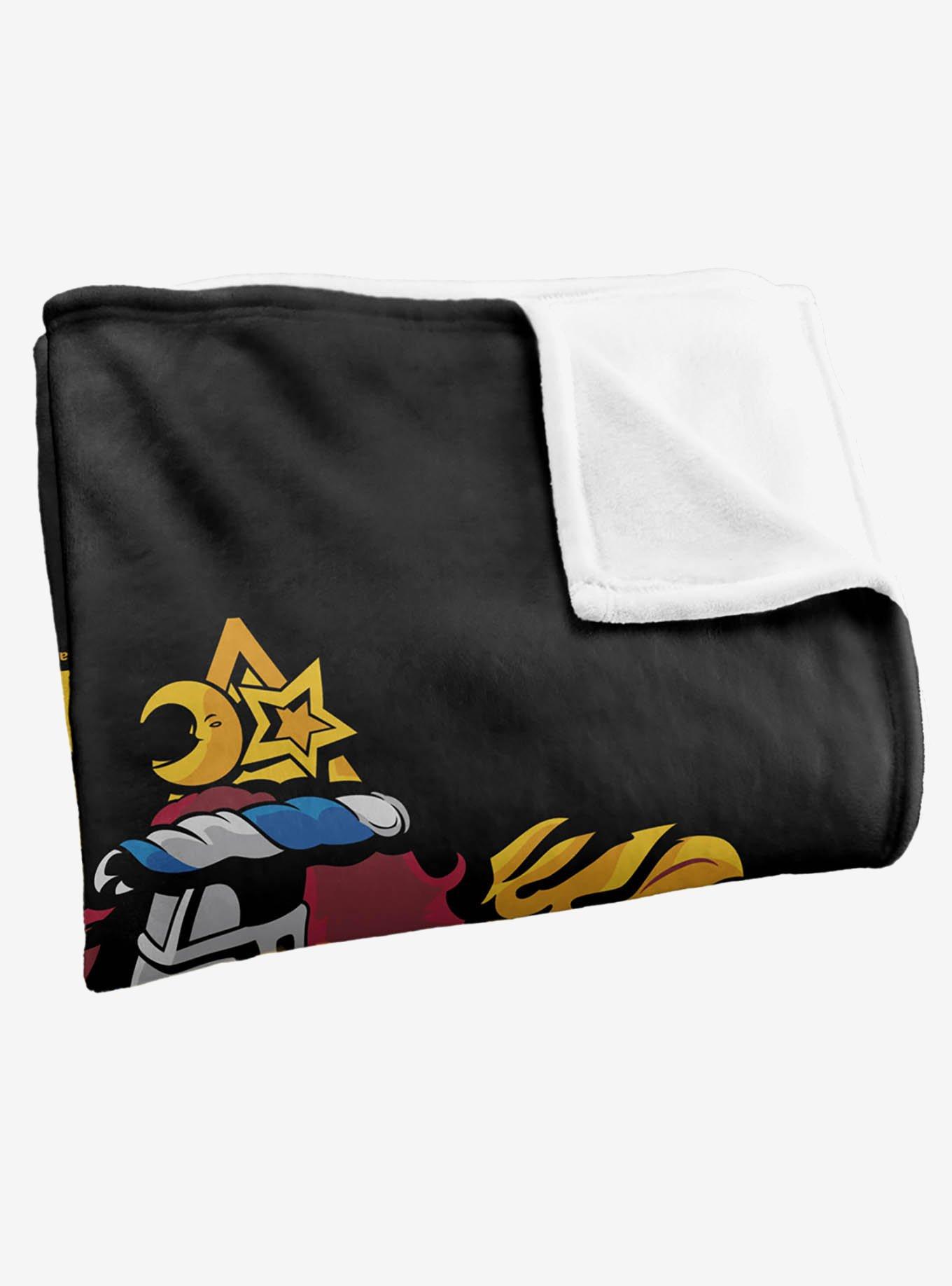 Harry Potter Gryffindor Crest Black 36x58" Throw Blanket, , alternate