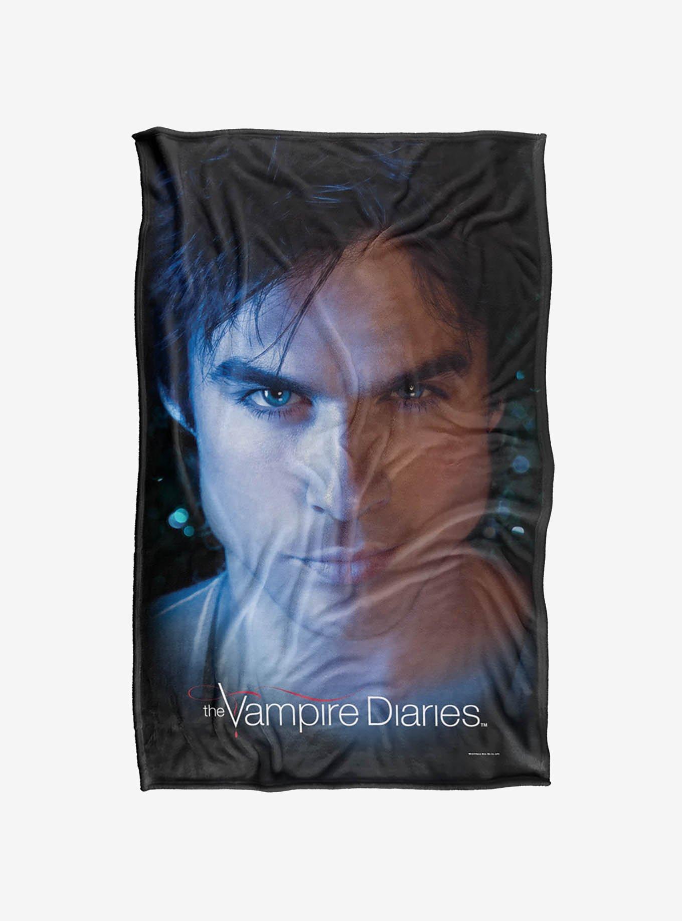 The Vampire Diaries Damon Eyes 36x58" Throw Blanket, , hi-res