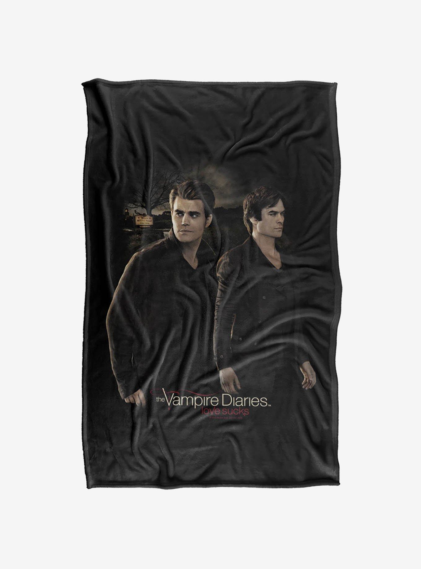 The Vampire Diaries Brothers 36x58" Throw Blanket, , alternate