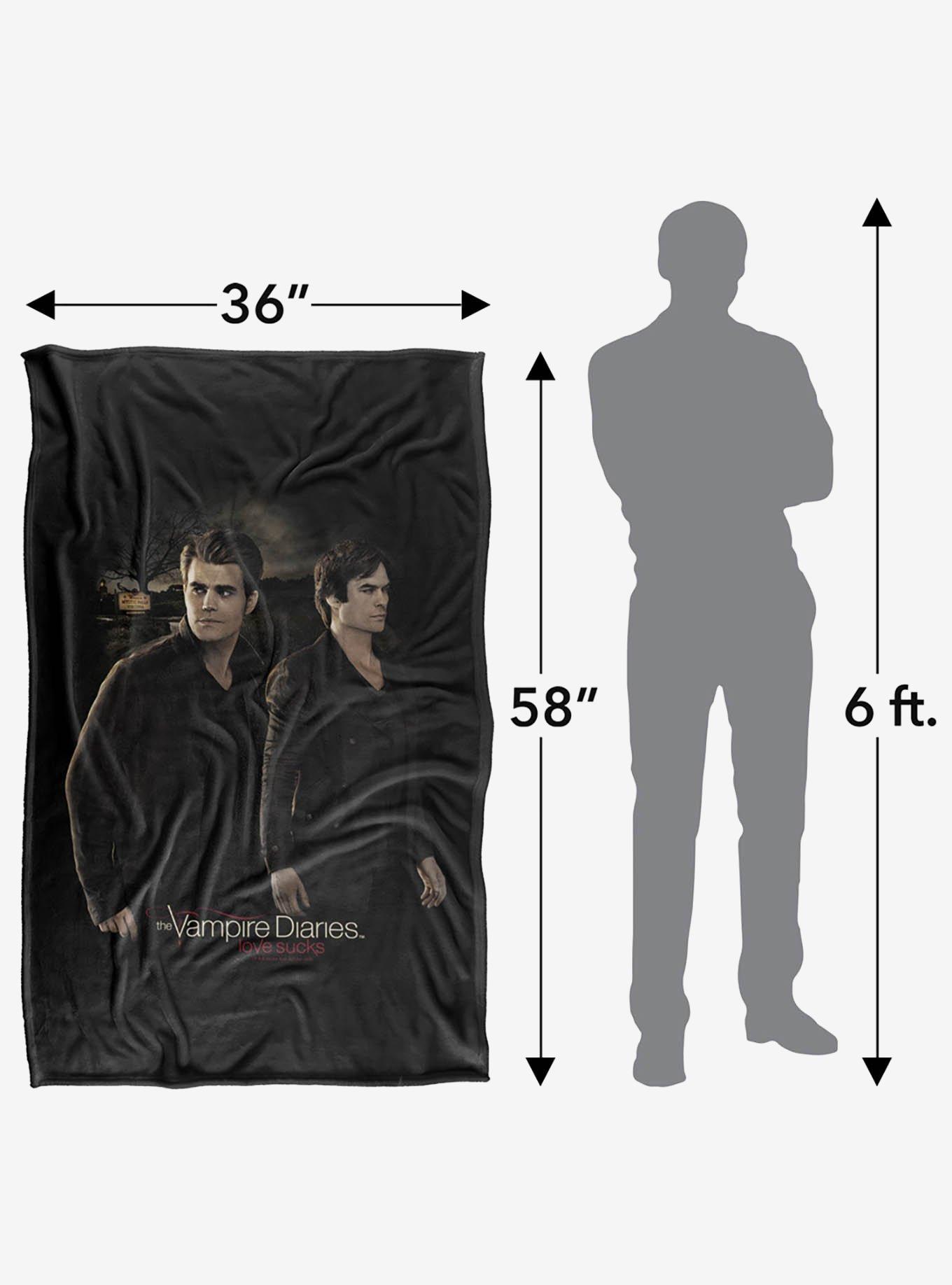The Vampire Diaries Brothers 36x58" Throw Blanket, , alternate