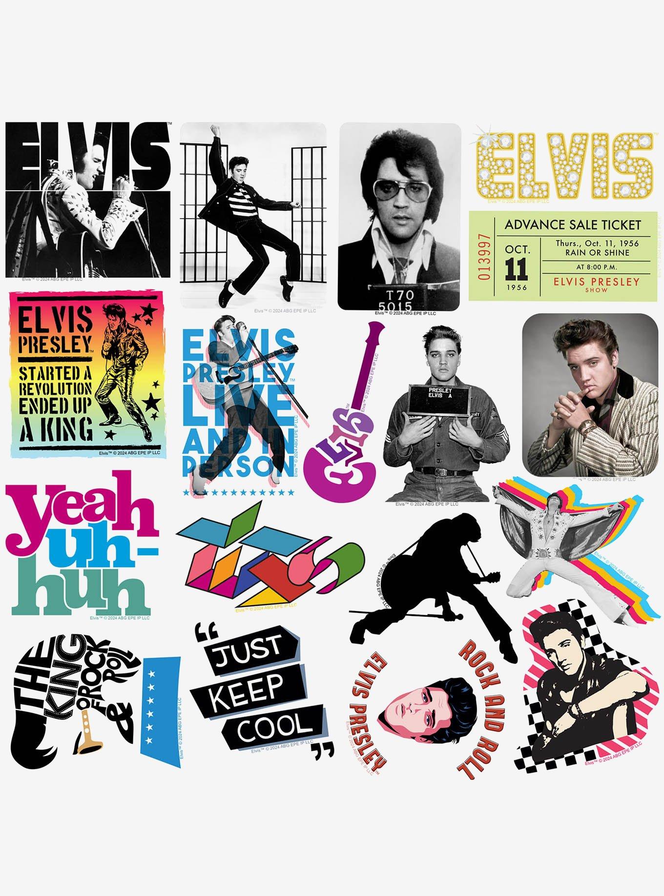Elvis Presley 100ct Vinyl Stickers Variety Pack, , alternate