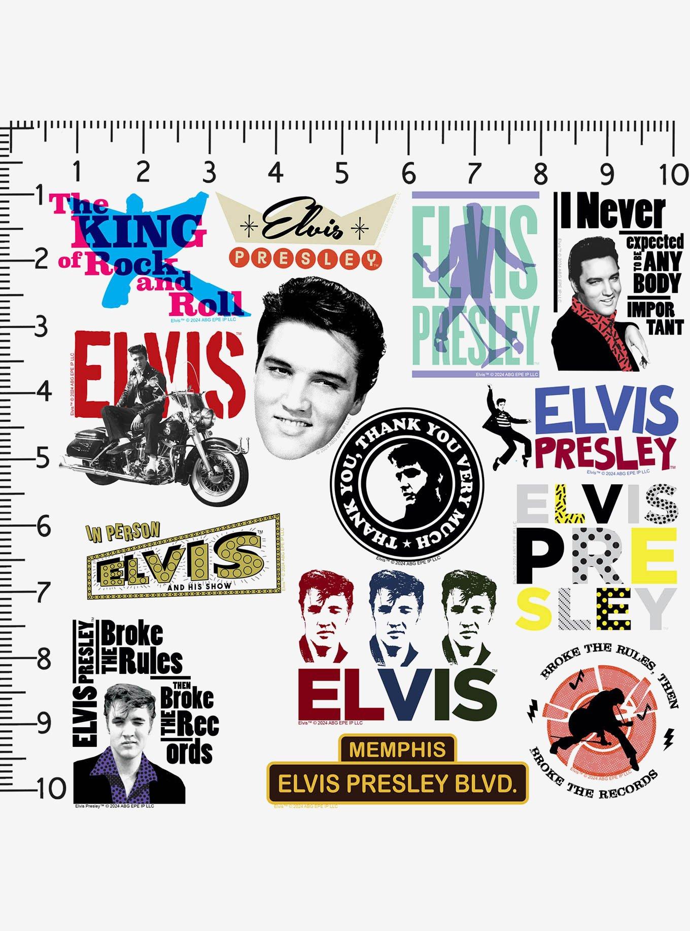 Elvis Presley 100ct Vinyl Stickers Variety Pack, , alternate