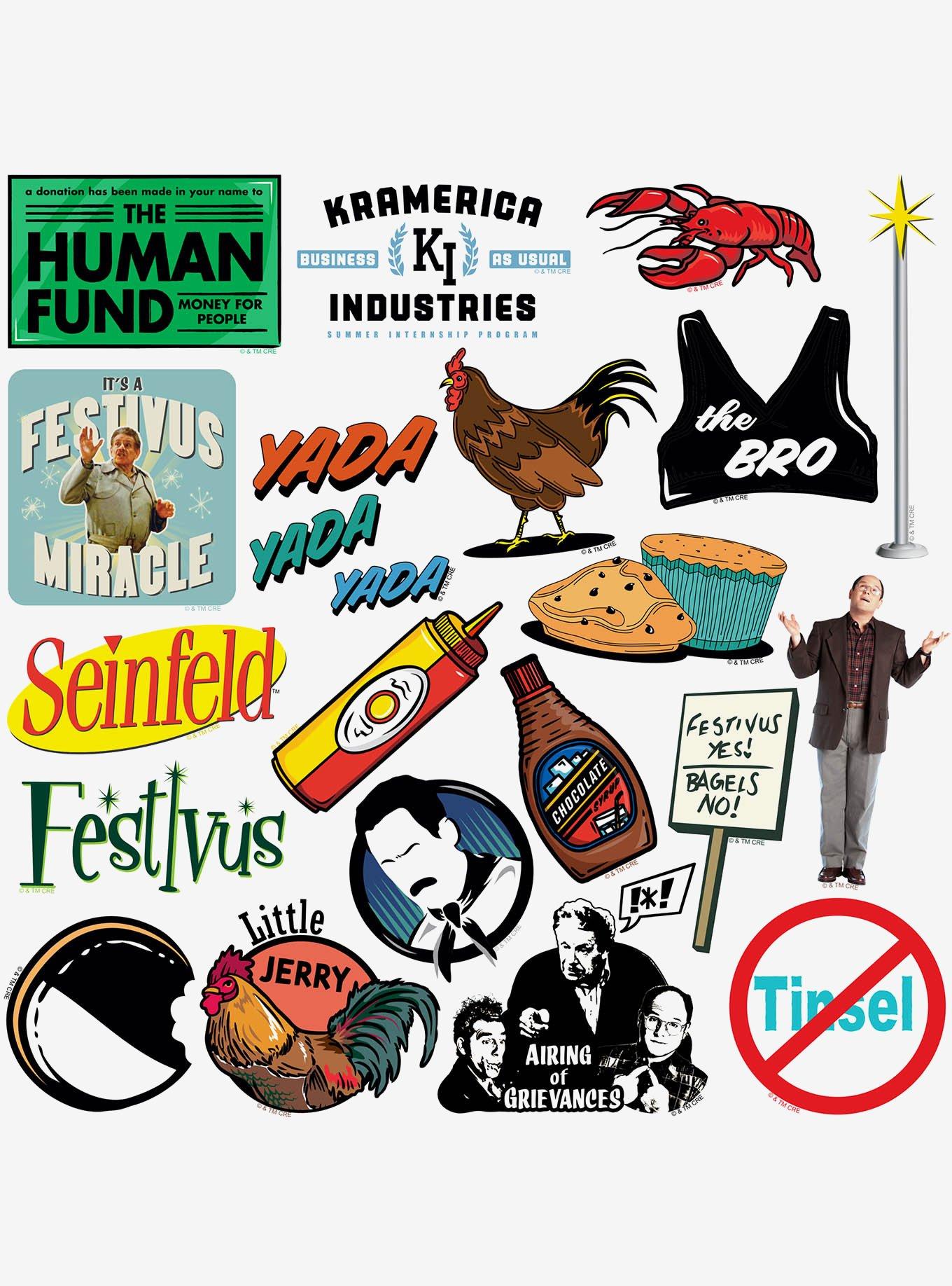 Seinfeld 2nd Variety 100ct Vinyl Stickers Variety Pack, , alternate