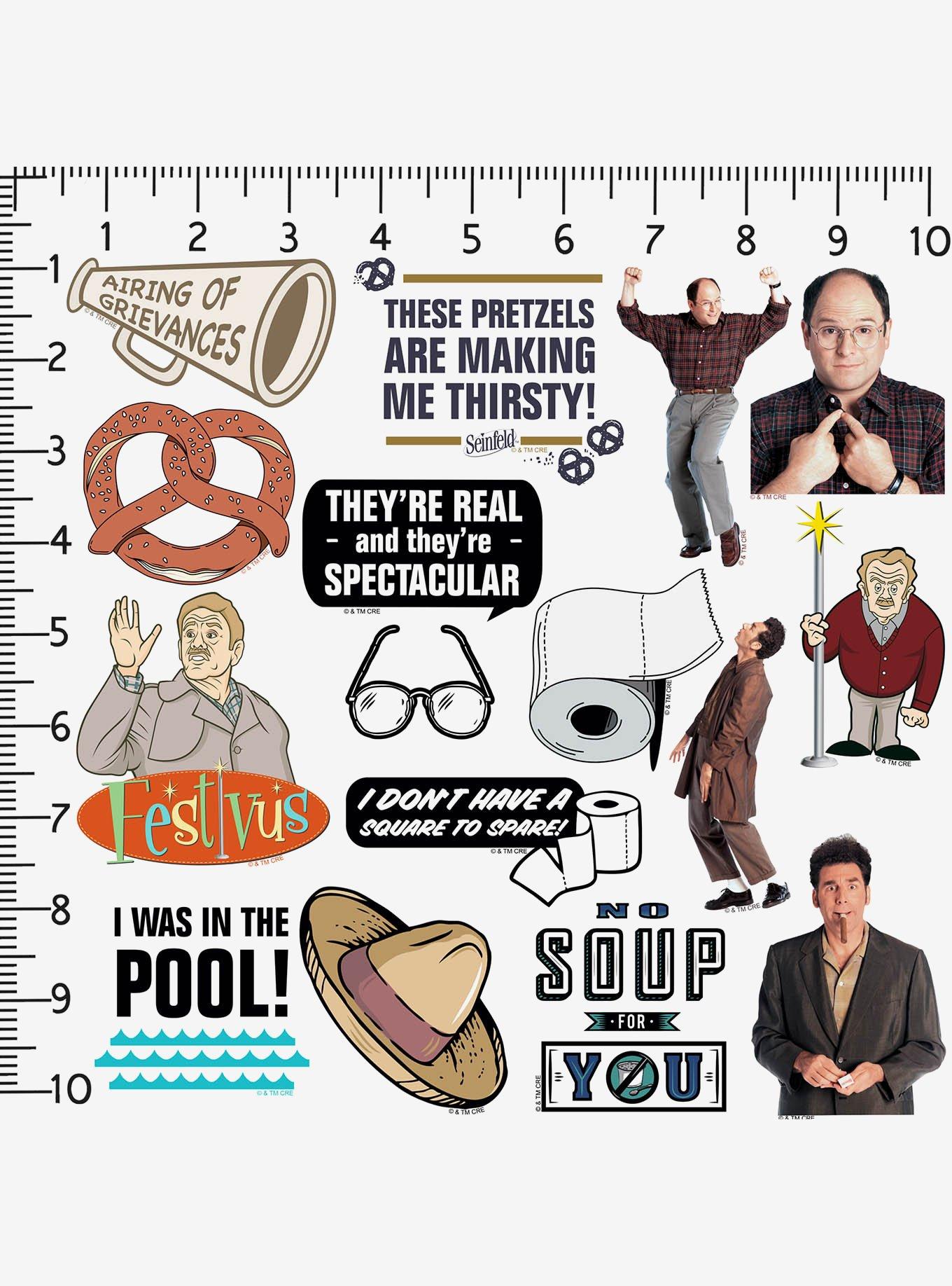 Seinfeld 2nd Variety 100ct Vinyl Stickers Variety Pack, , alternate