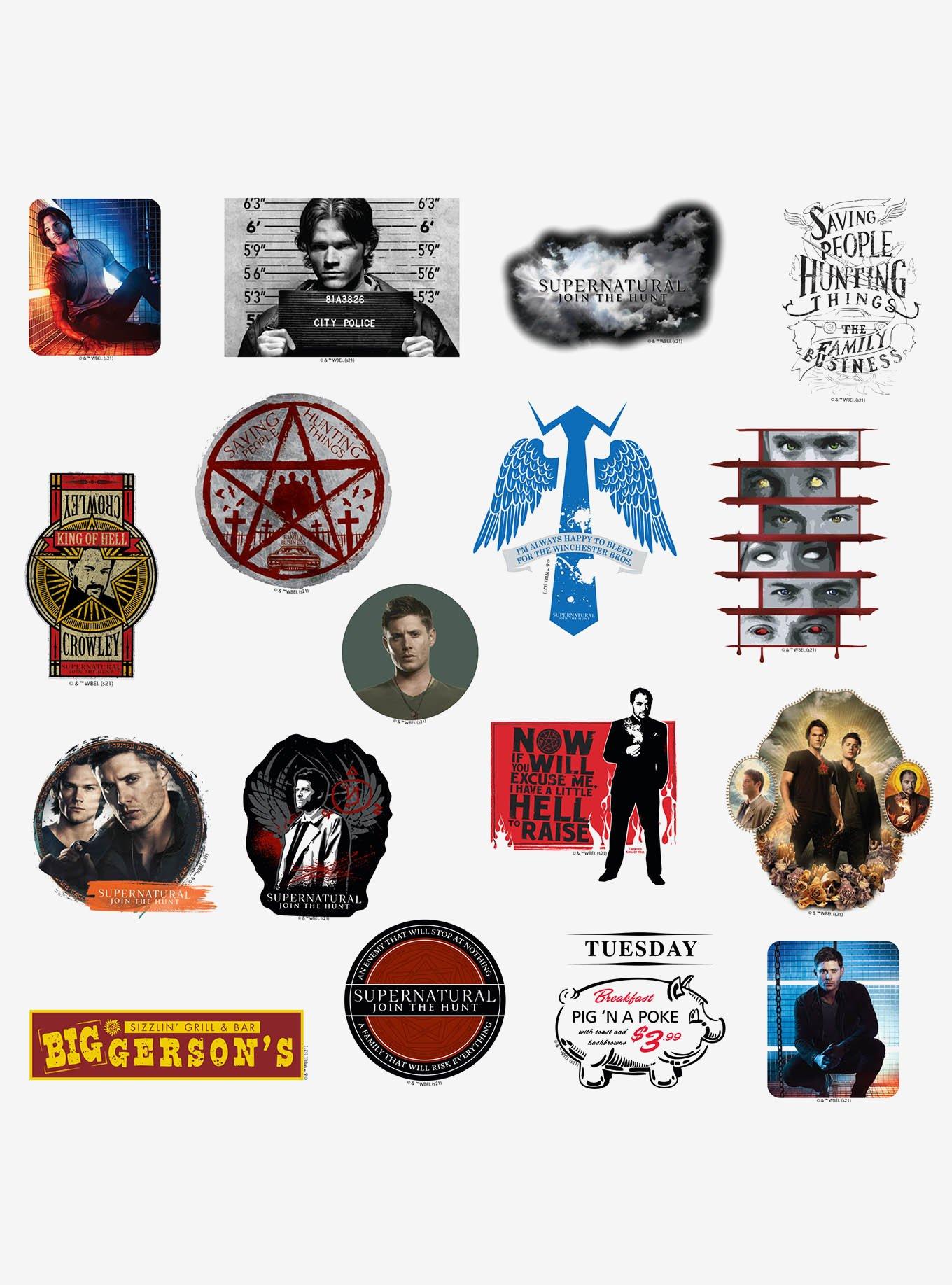 Supernatural 100ct Vinyl Stickers Variety Pack, , alternate