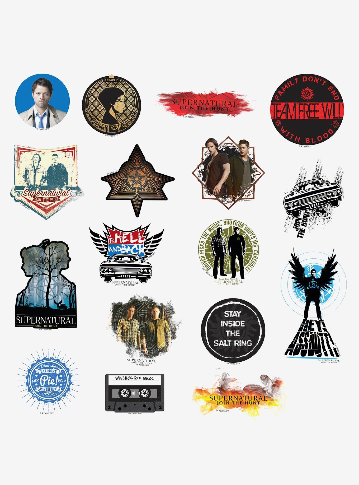 Supernatural 100ct Vinyl Stickers Variety Pack, , alternate