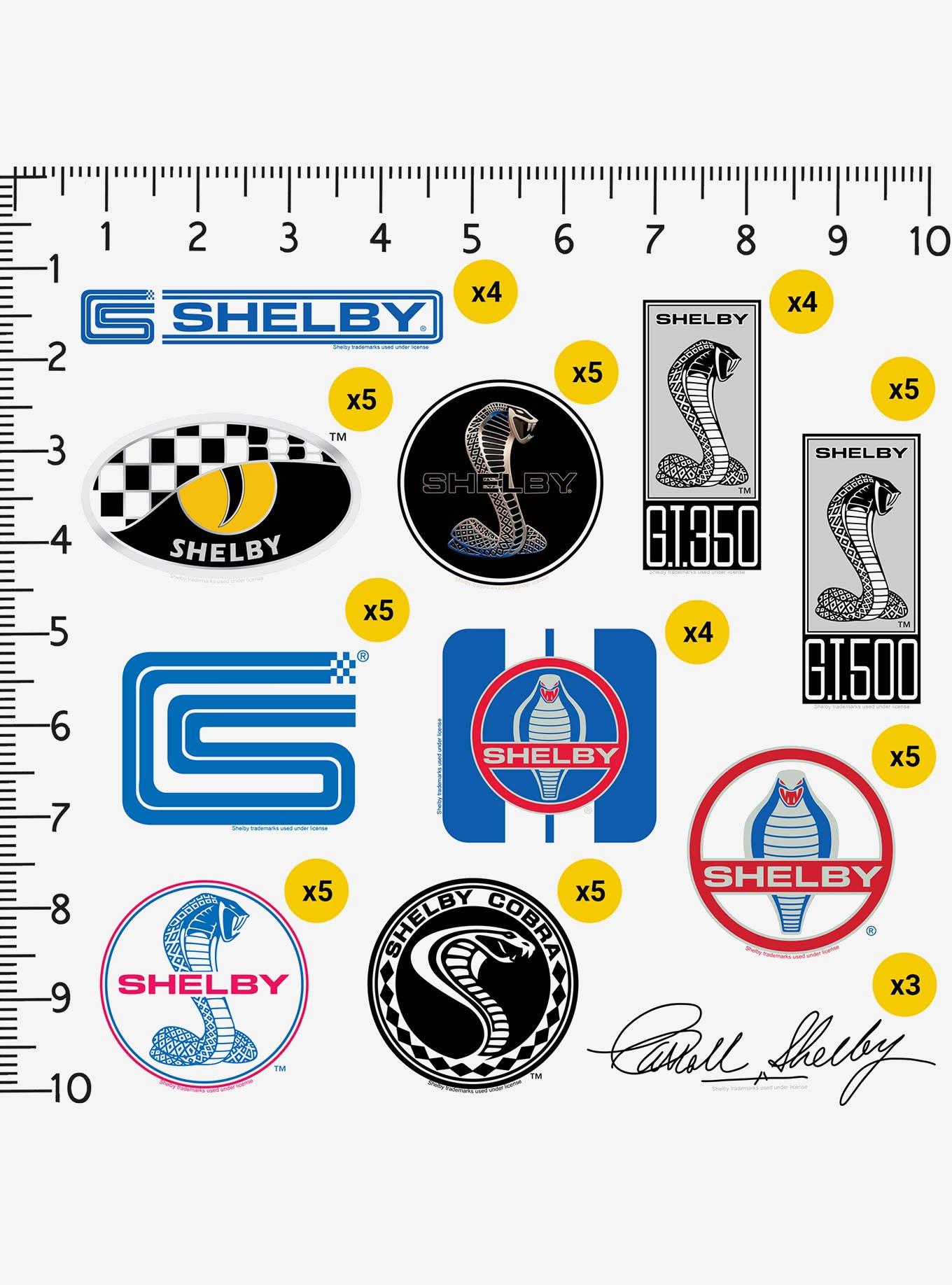 Shelby Cobra 100ct Vinyl Stickers Variety Pack, , alternate