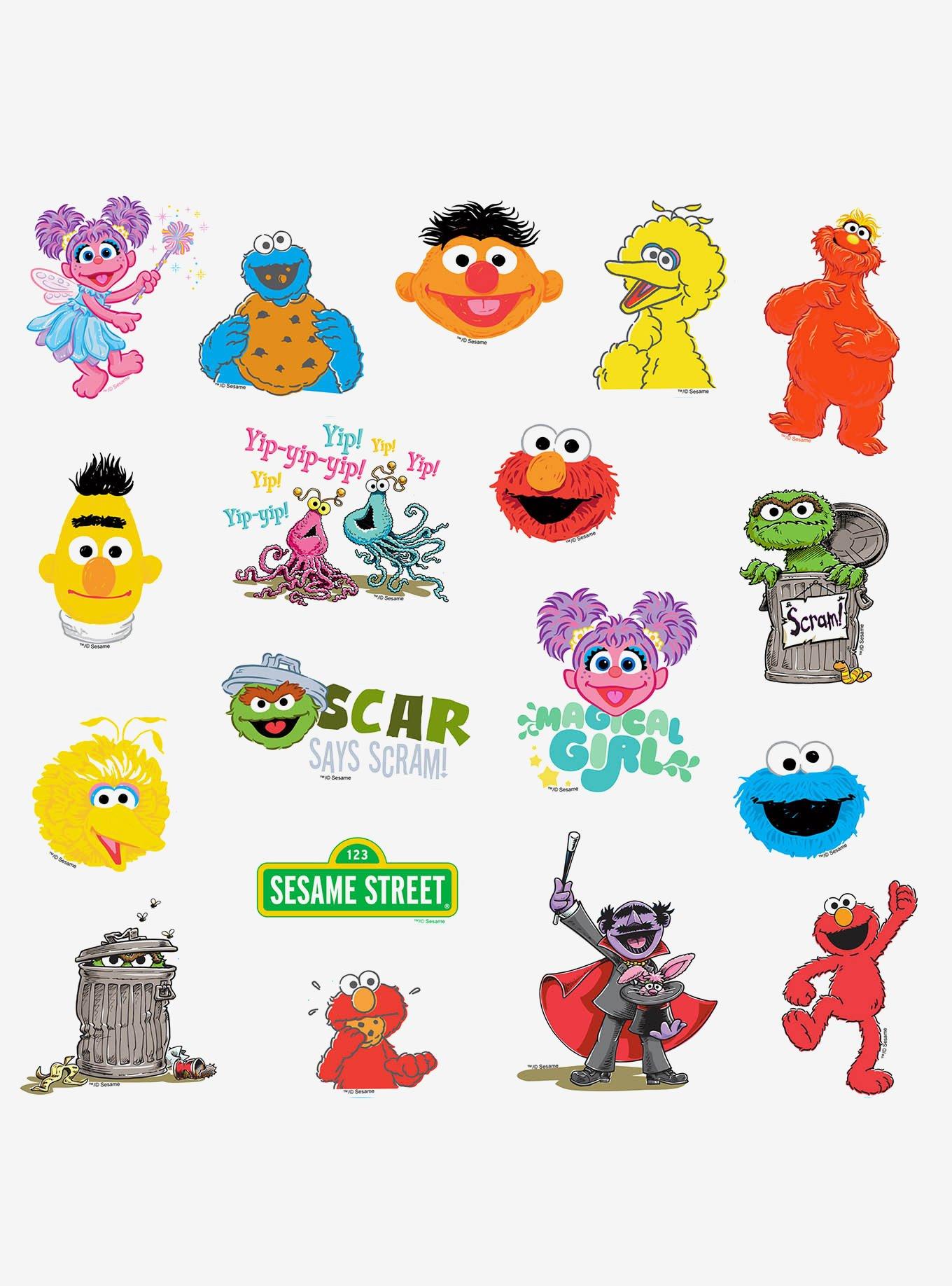 Sesame Street 100ct Vinyl Stickers Variety Pack, , alternate