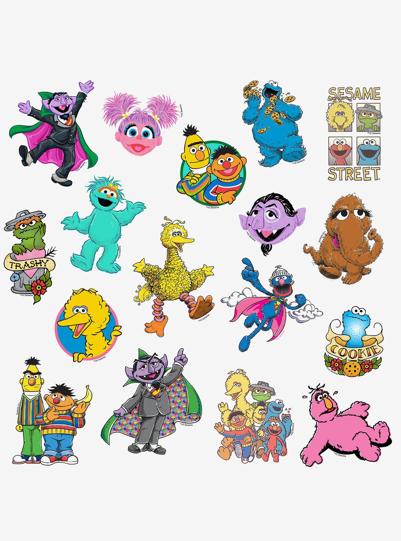 Sesame Street 100ct Vinyl Stickers Variety Pack, , alternate