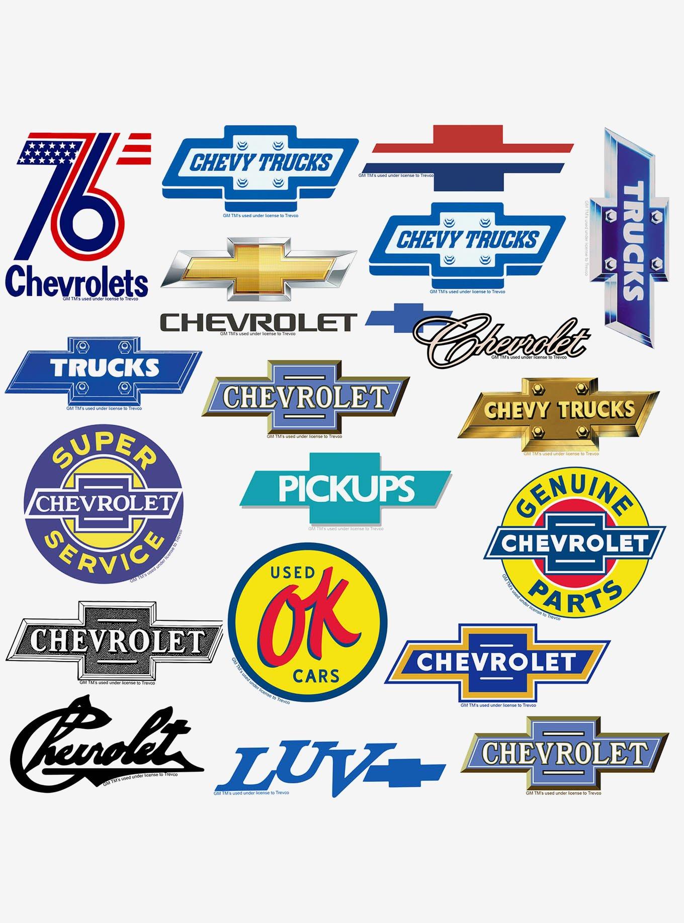 Chevrolet Branding 100ct Vinyl Stickers Variety Pack, , alternate