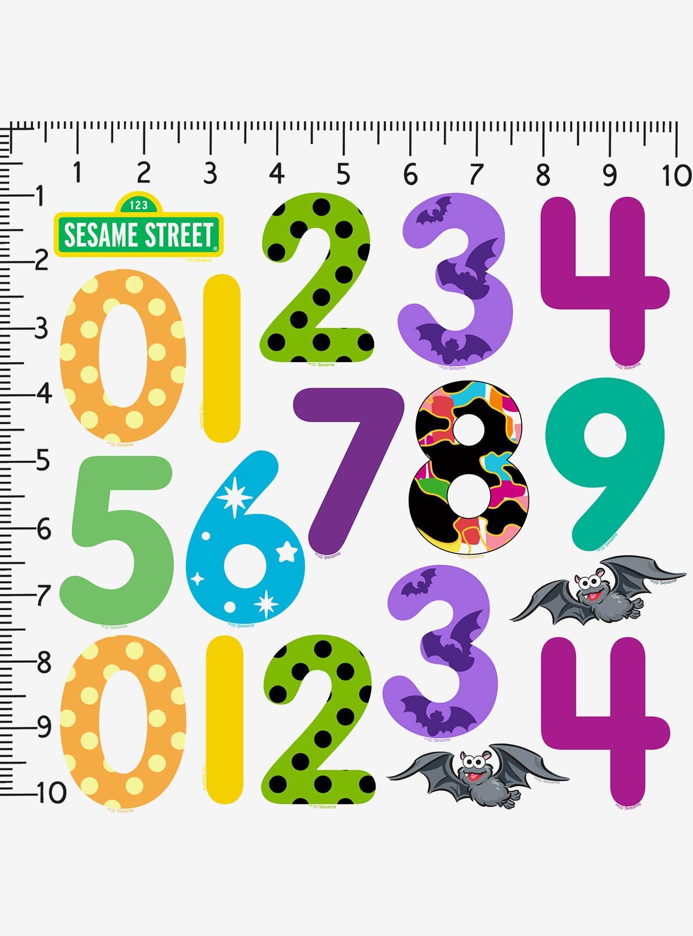 Sesame Street Count Von Count Numbers 100ct Vinyl Stickers Variety Pack, , hi-res