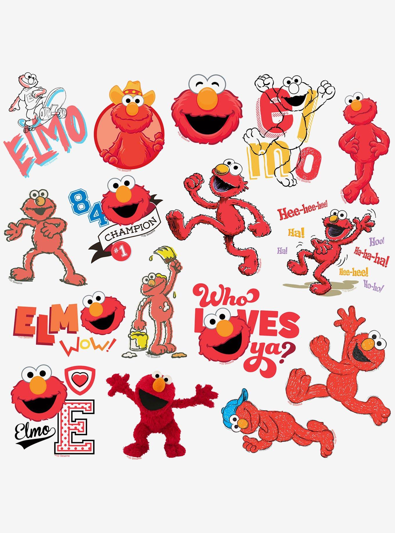 Sesame Street Elmo 100ct Vinyl Stickers Variety Pack, , alternate