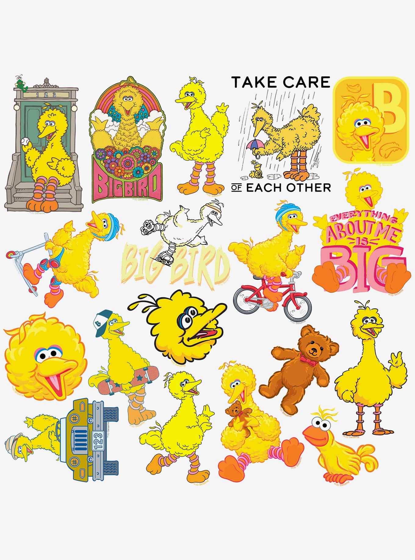 Sesame Street Big Bird 100ct Vinyl Stickers Variety Pack, , alternate