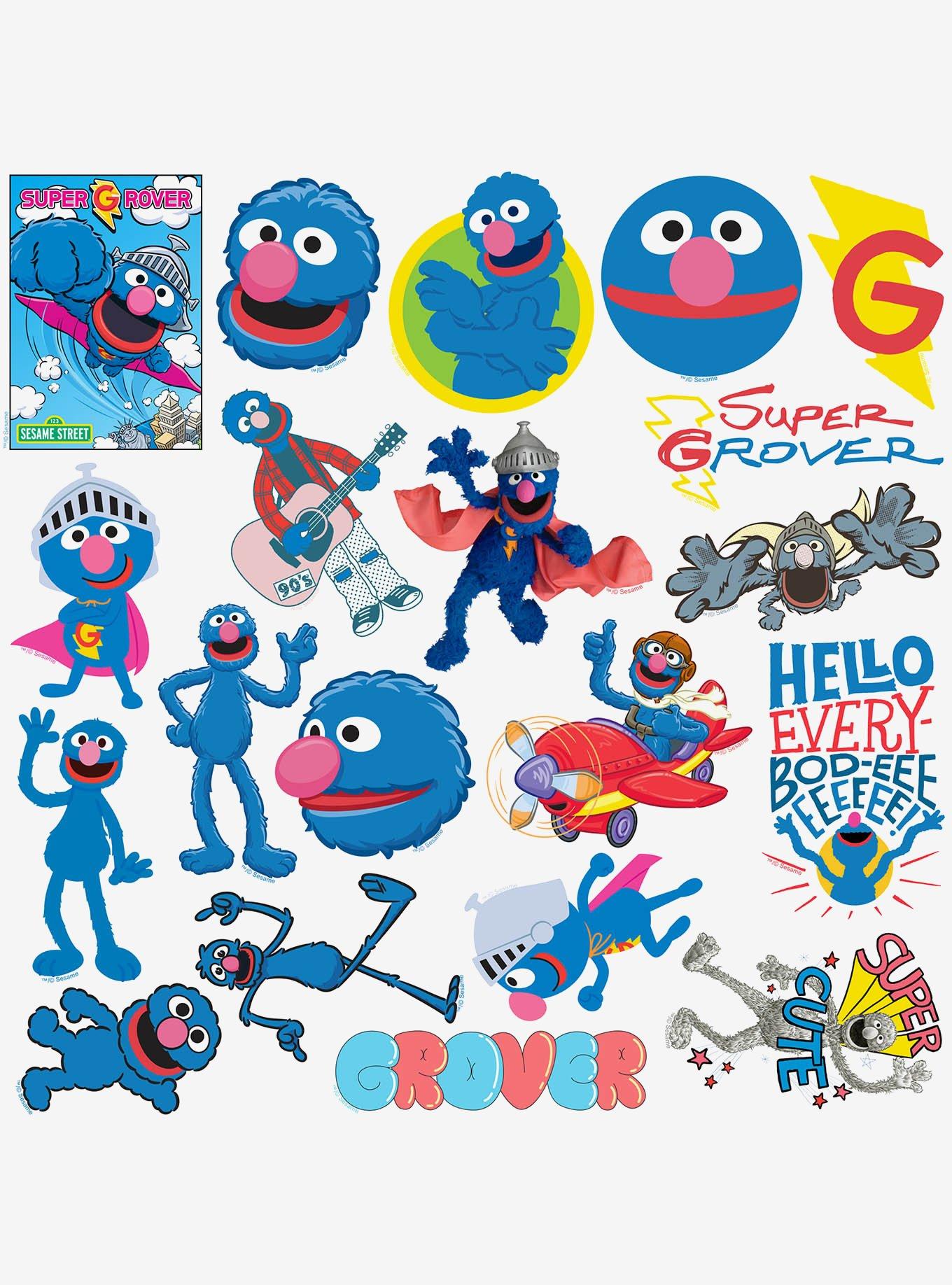 Sesame Street Grover 100ct Vinyl Stickers Variety Pack, , alternate