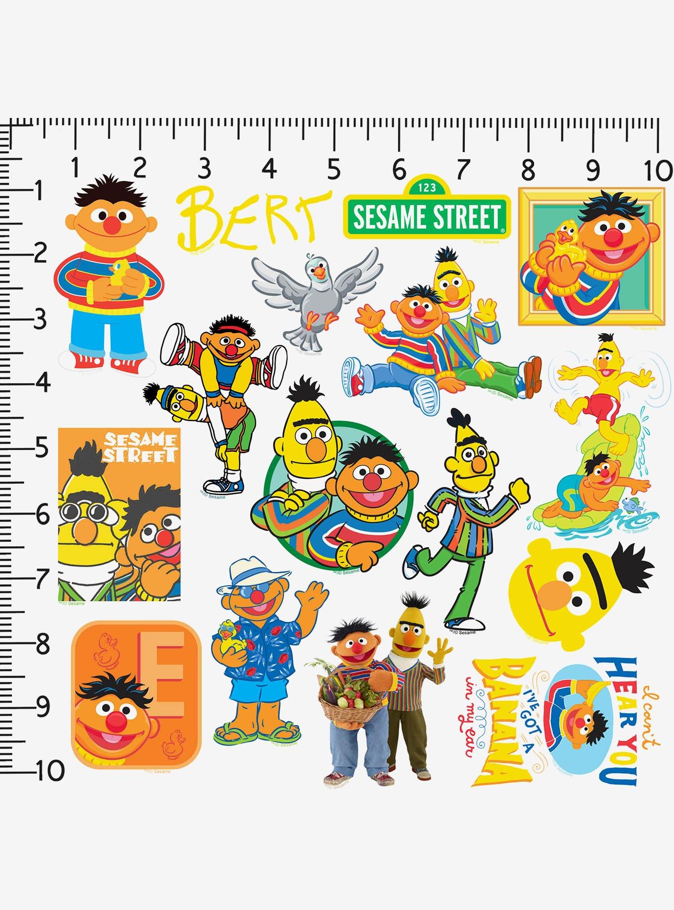 Sesame Street Bert & Ernie 100ct Vinyl Stickers Variety Pack, , hi-res