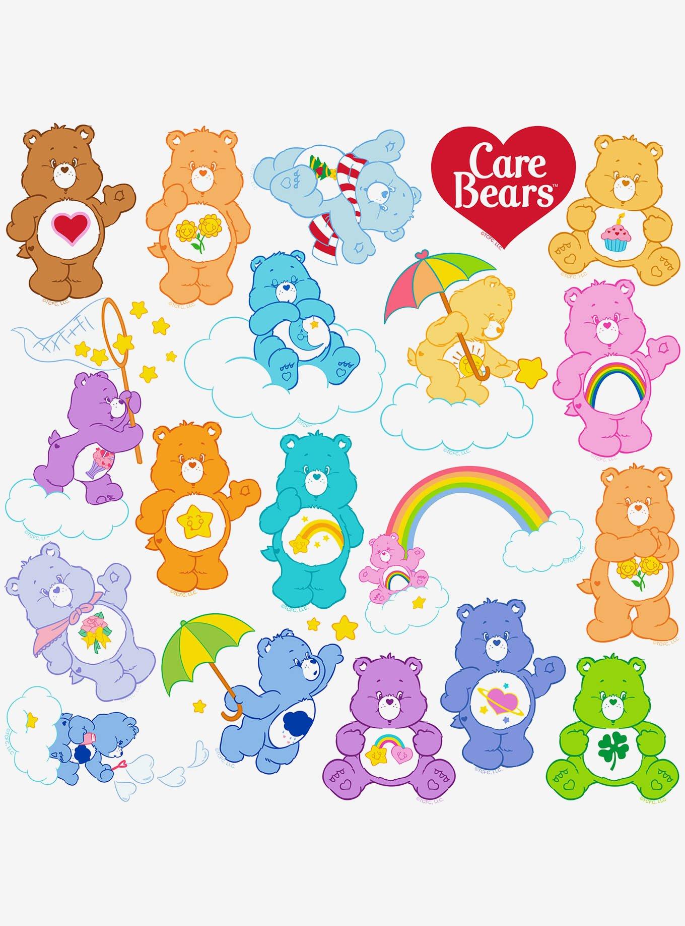 Care Bears Classic 100ct Vinyl Stickers Variety Pack, , alternate
