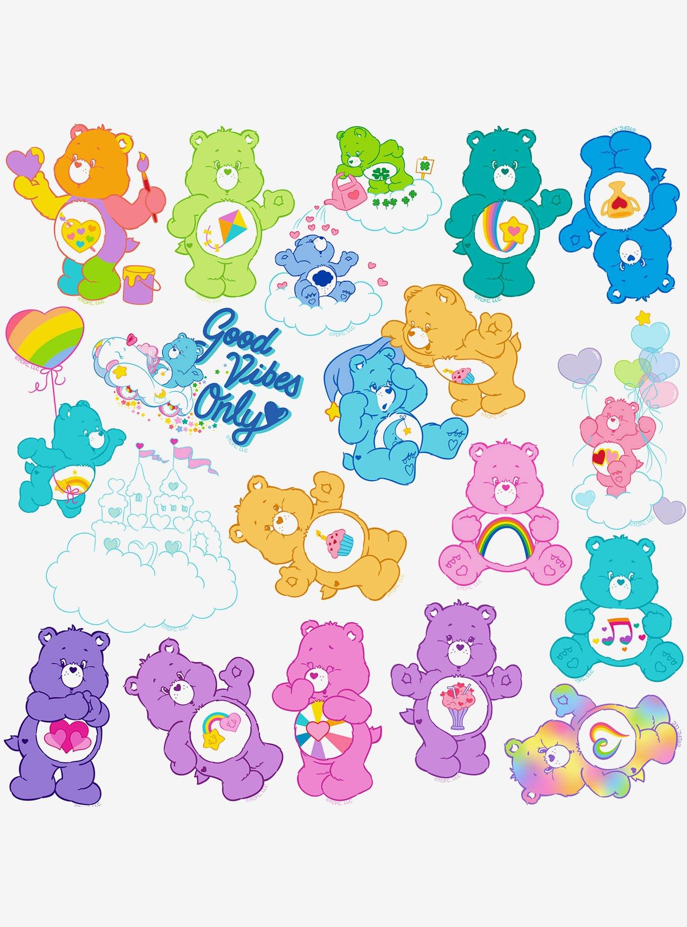 Care Bears Classic 100ct Vinyl Stickers Variety Pack, , alternate