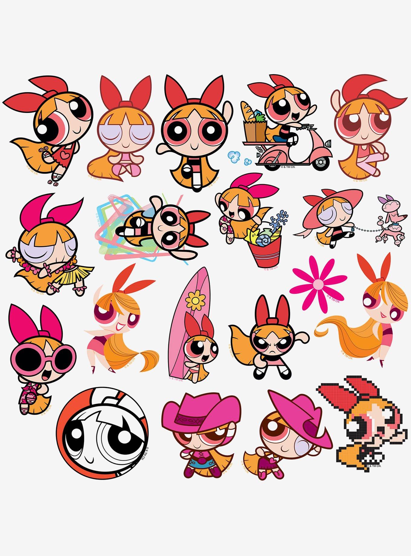 Powerpuff Girls Blossom 100ct Vinyl Stickers Variety Pack, , alternate