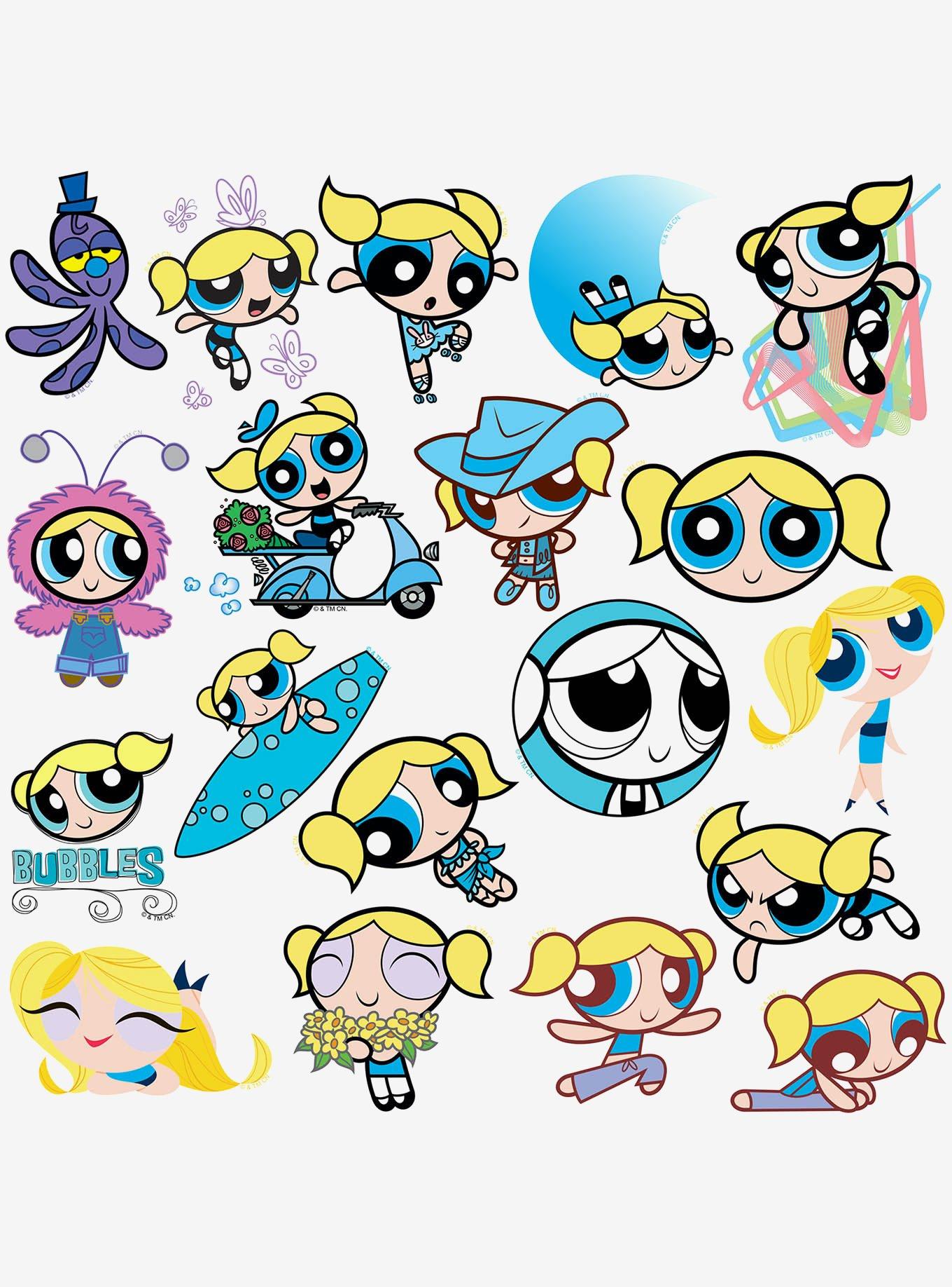 Powerpuff Girls Bubbles 100ct Vinyl Stickers Variety Pack, , alternate