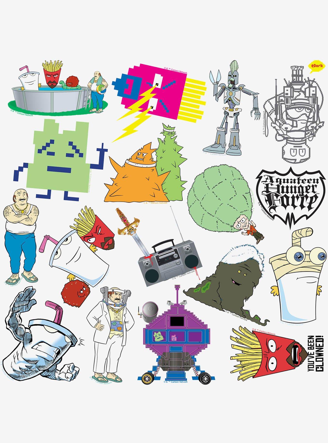 Aqua Teen Hunger Force Variety 100ct Vinyl Stickers Variety Pack, , alternate