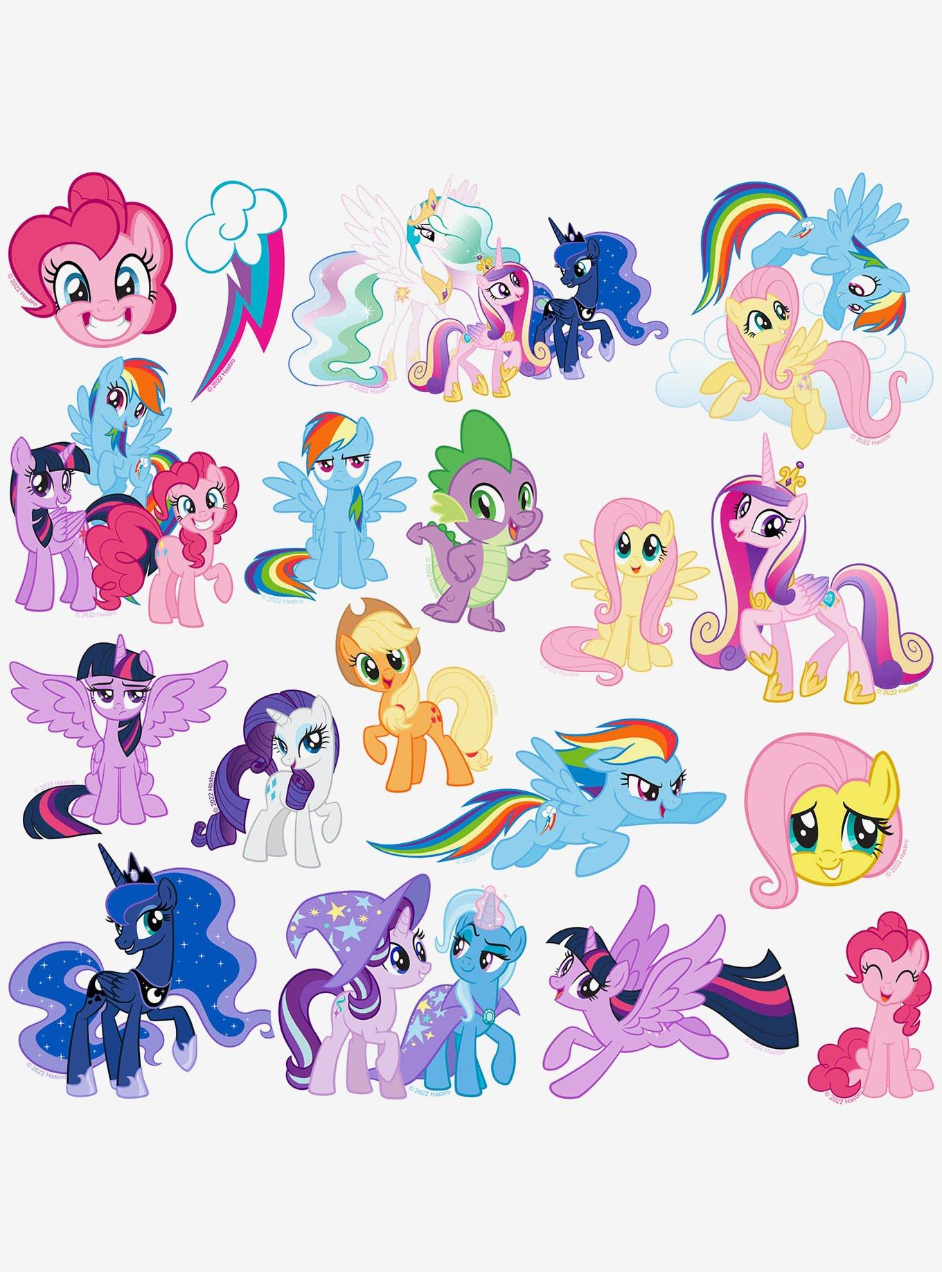 My Little Pony Friendship Is Magic 100ct Vinyl Stickers Variety Pack, , alternate