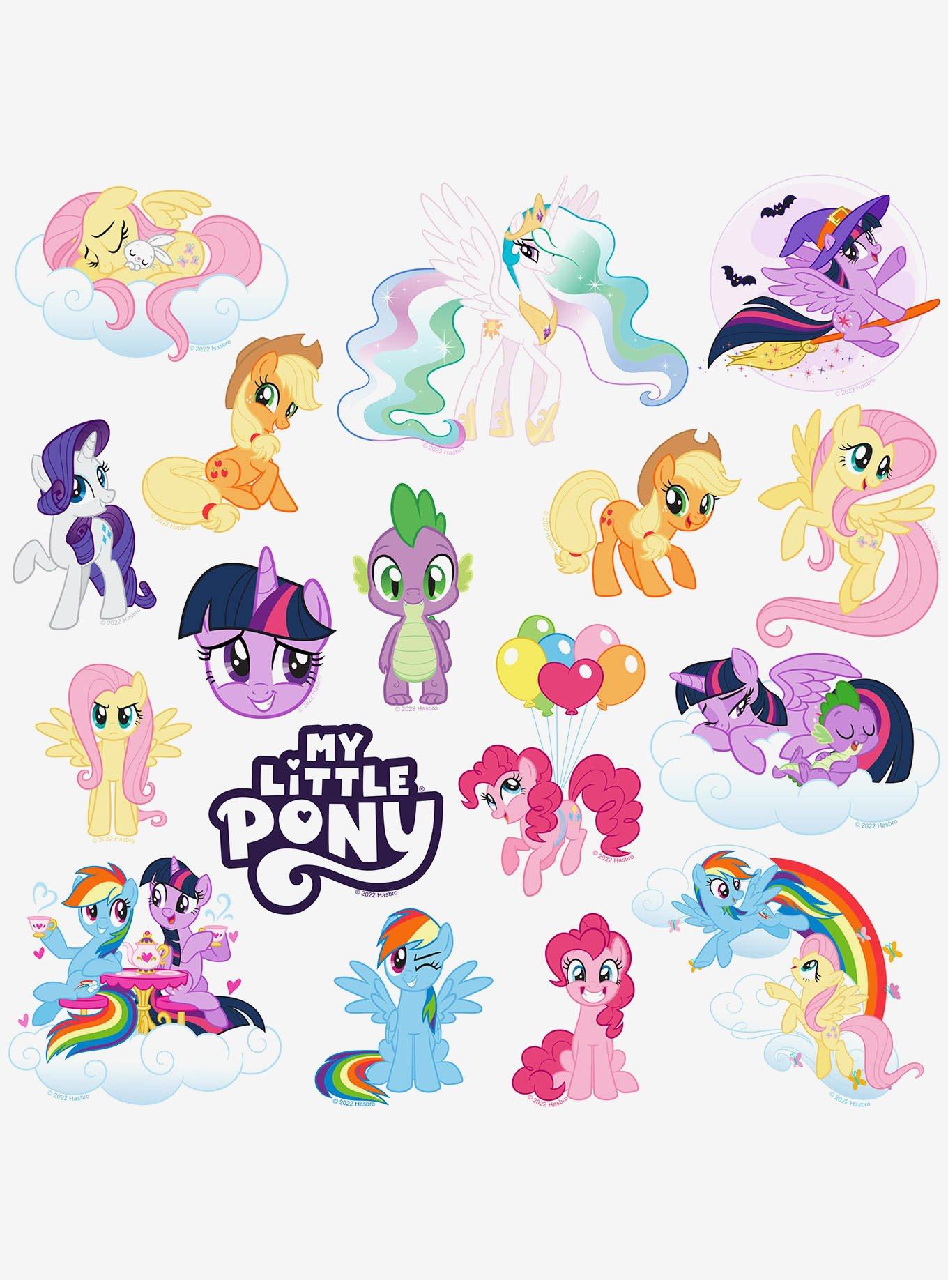 My Little Pony Friendship Is Magic 100ct Vinyl Stickers Variety Pack, , alternate