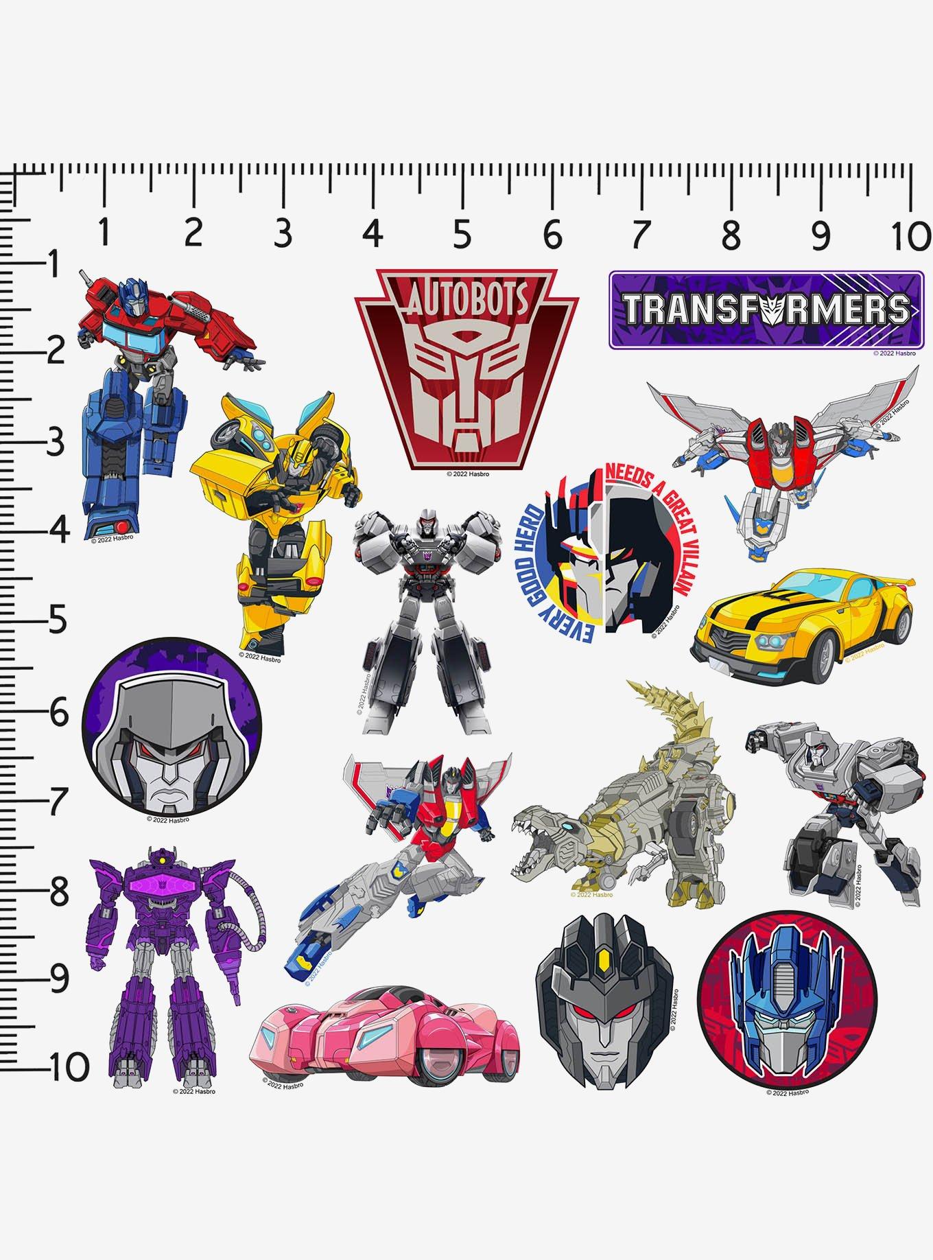 Transformers 100ct Vinyl Stickers Variety Pack, , hi-res