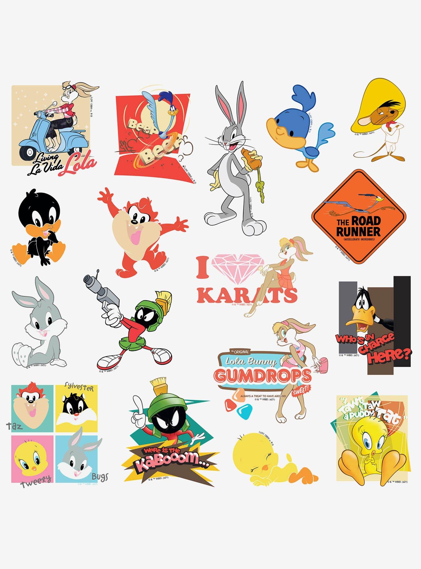 Looney Tunes 100ct Vinyl Stickers Variety Pack, , alternate