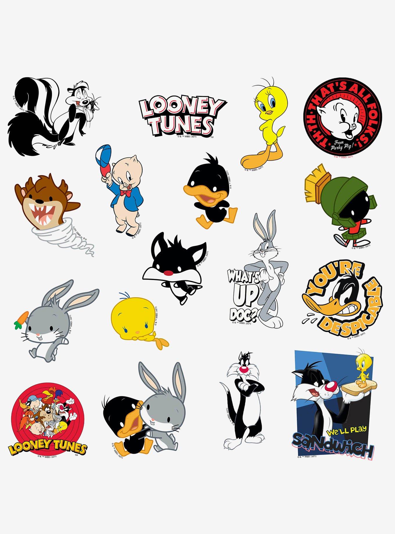 Looney Tunes 100ct Vinyl Stickers Variety Pack, , alternate