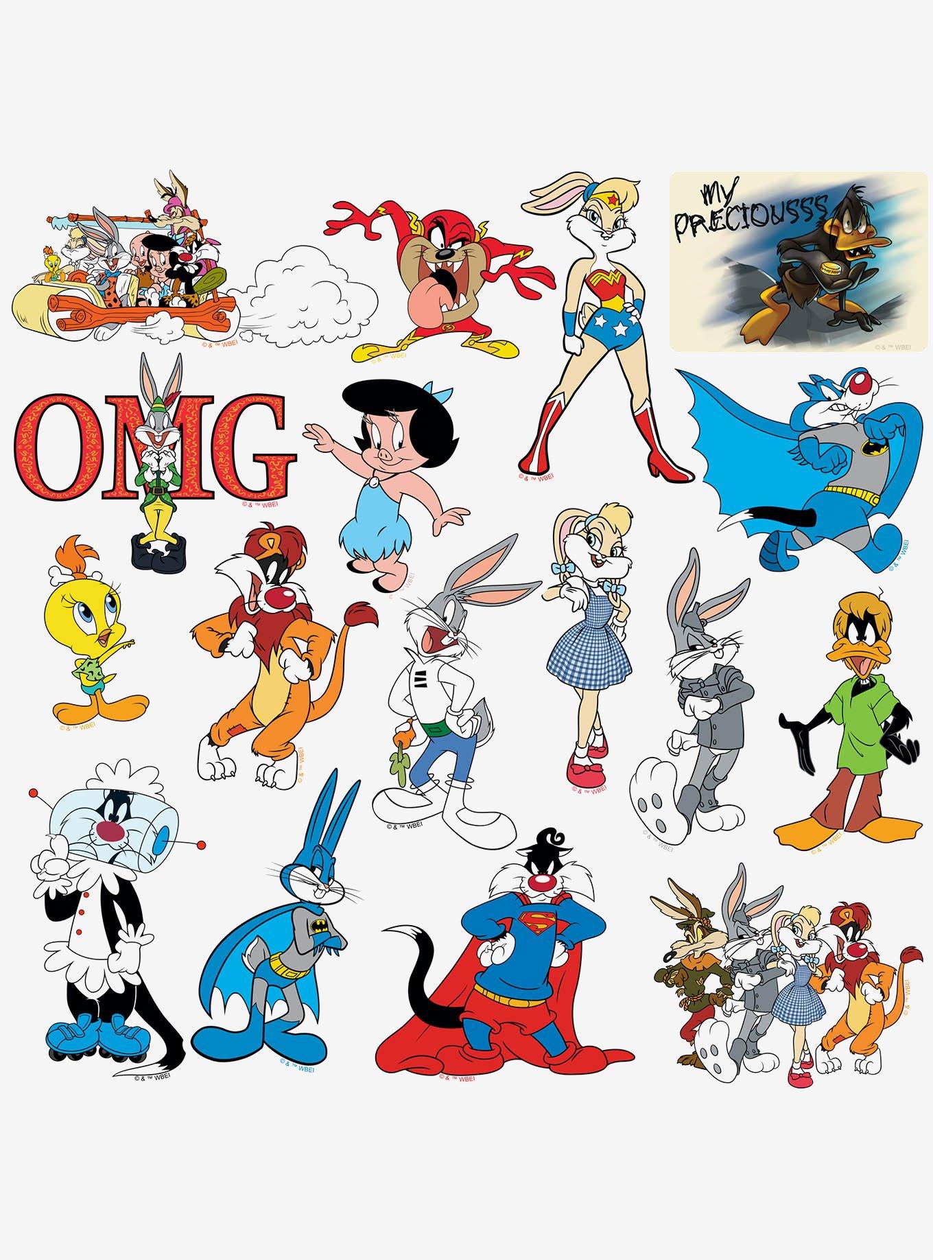 Looney Tunes WB100 Mashup 100ct Vinyl Stickers Variety Pack, , alternate