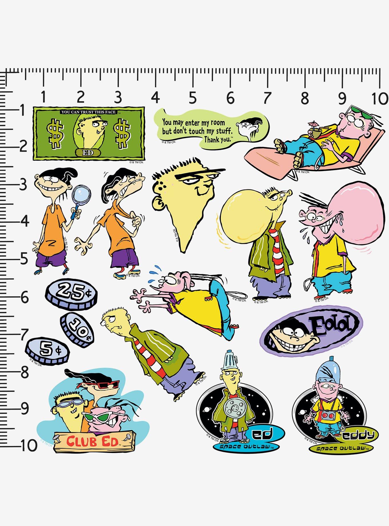 Ed Edd N Eddy 100ct Vinyl Stickers Variety Pack, , alternate