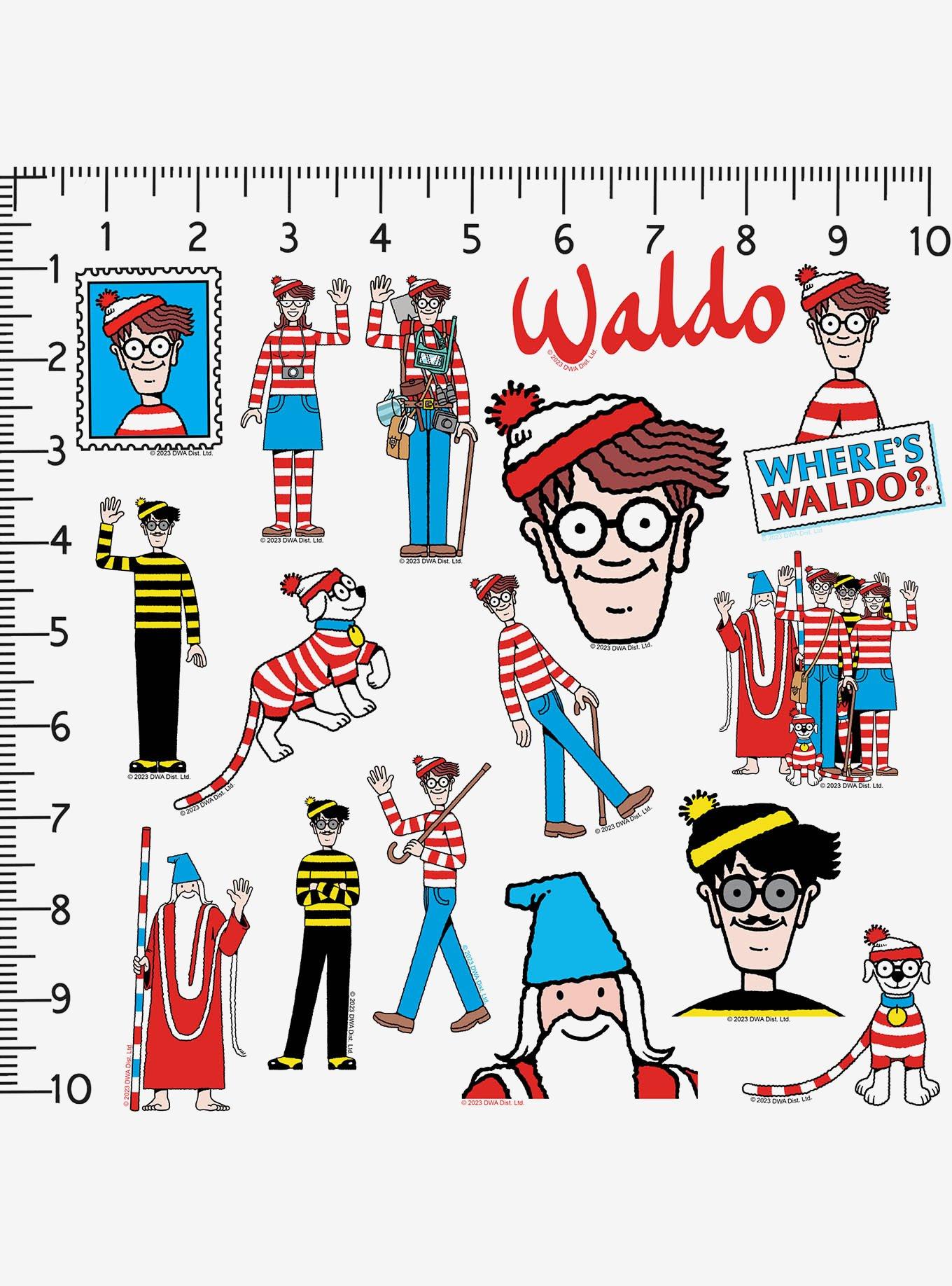 Where's Waldo 100ct Vinyl Stickers Variety Pack, , alternate