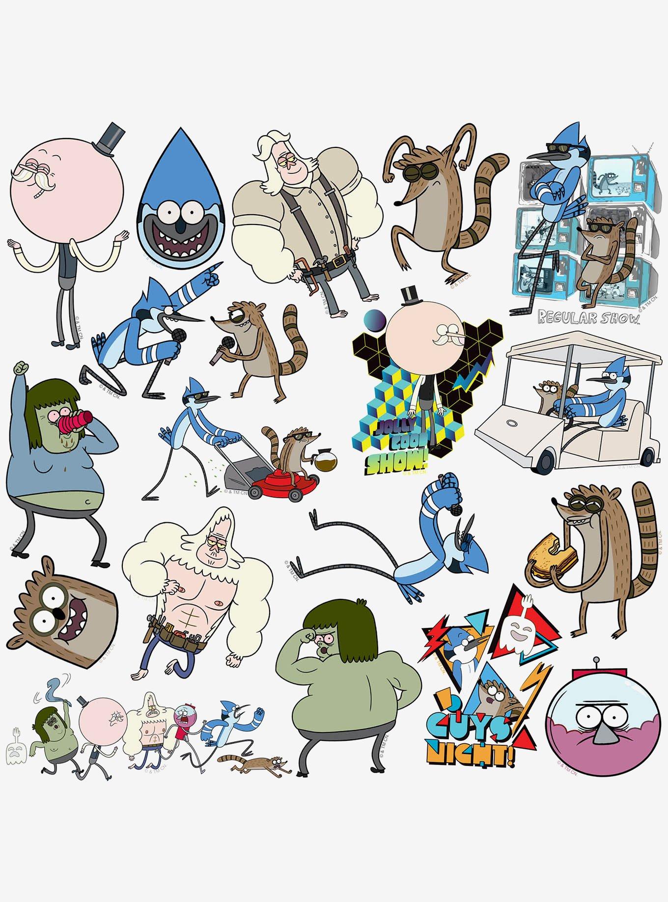 Regular Show 100ct Vinyl Stickers Variety Pack, , alternate