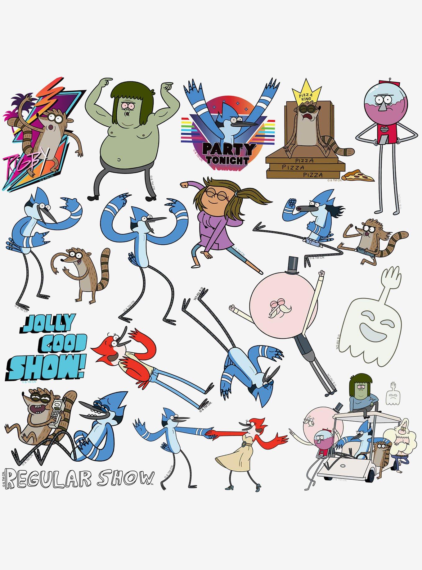 Regular Show 100ct Vinyl Stickers Variety Pack, , alternate