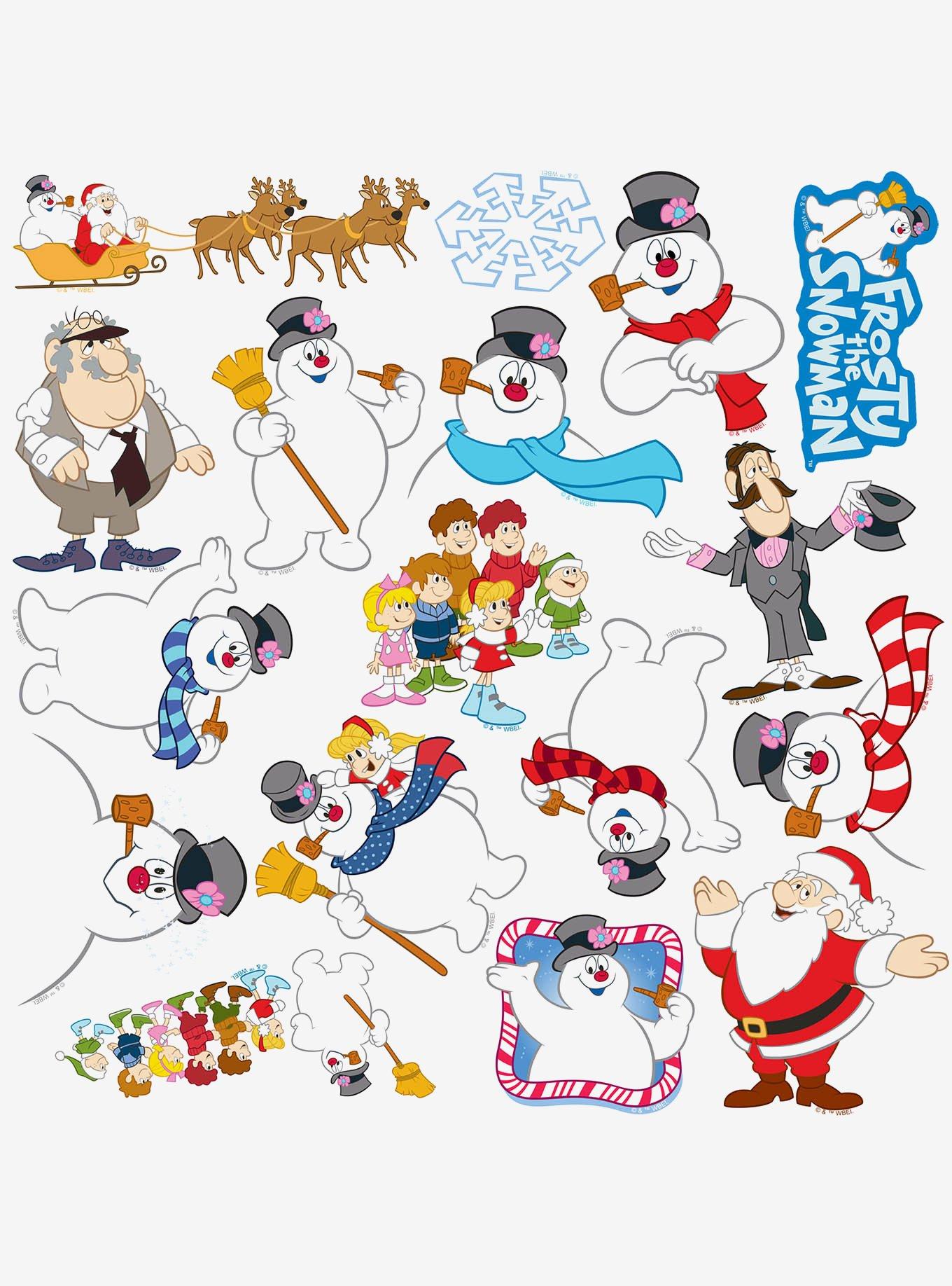 Frosty the Snowman 100ct Vinyl Stickers Variety Pack, , alternate