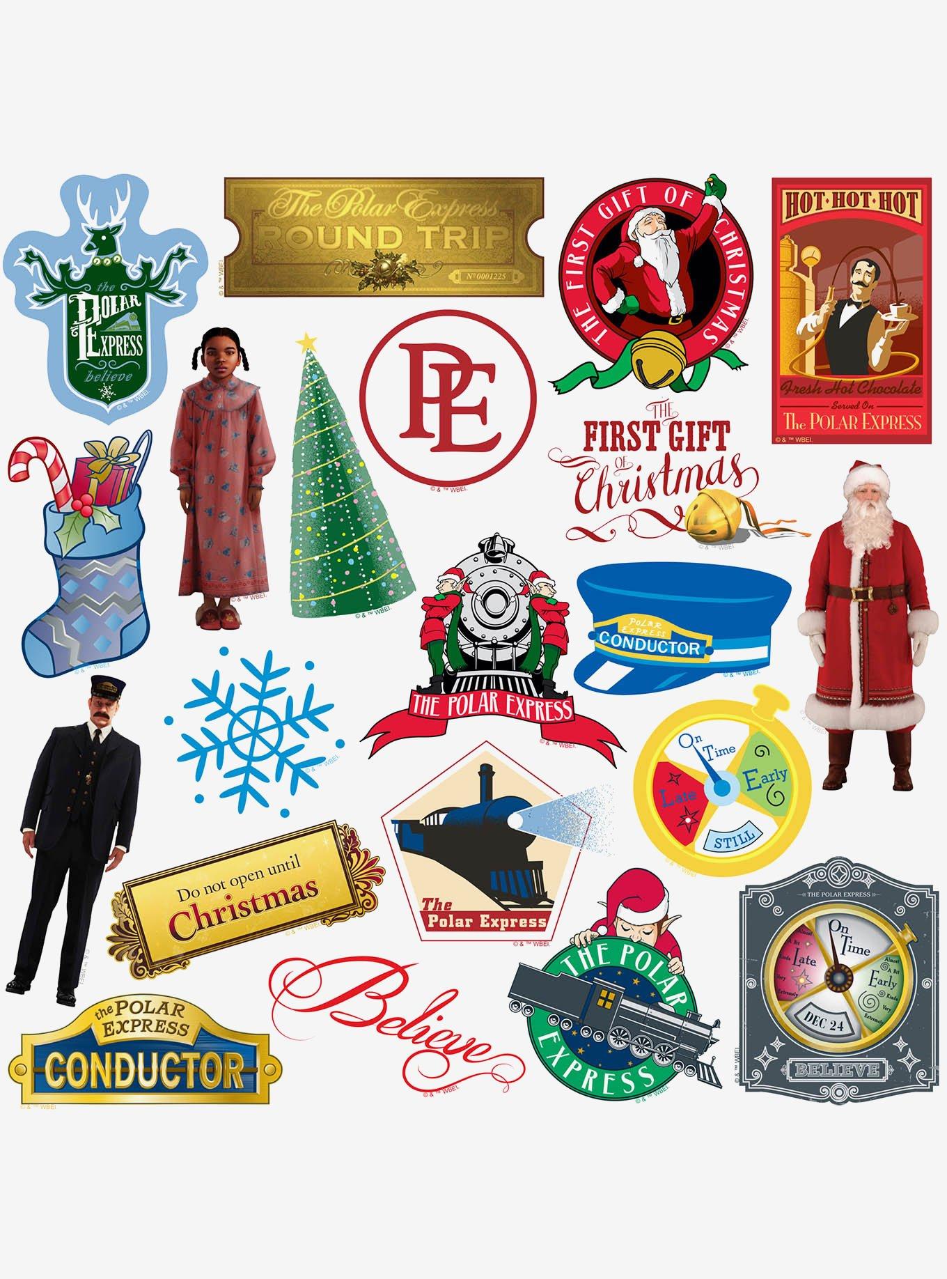 The Polar Express 100ct Vinyl Stickers Variety Pack, , alternate