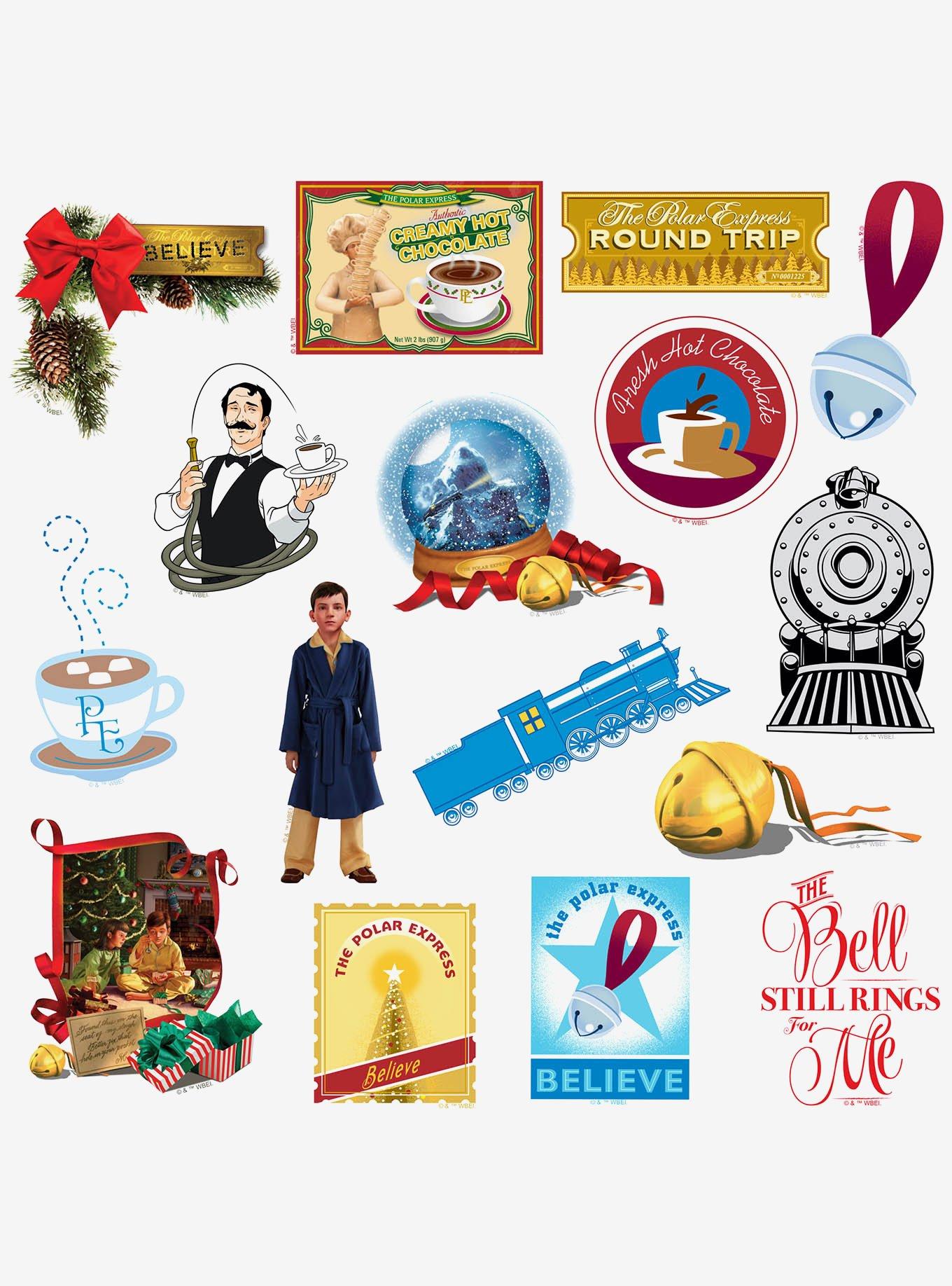 The Polar Express 100ct Vinyl Stickers Variety Pack, , alternate