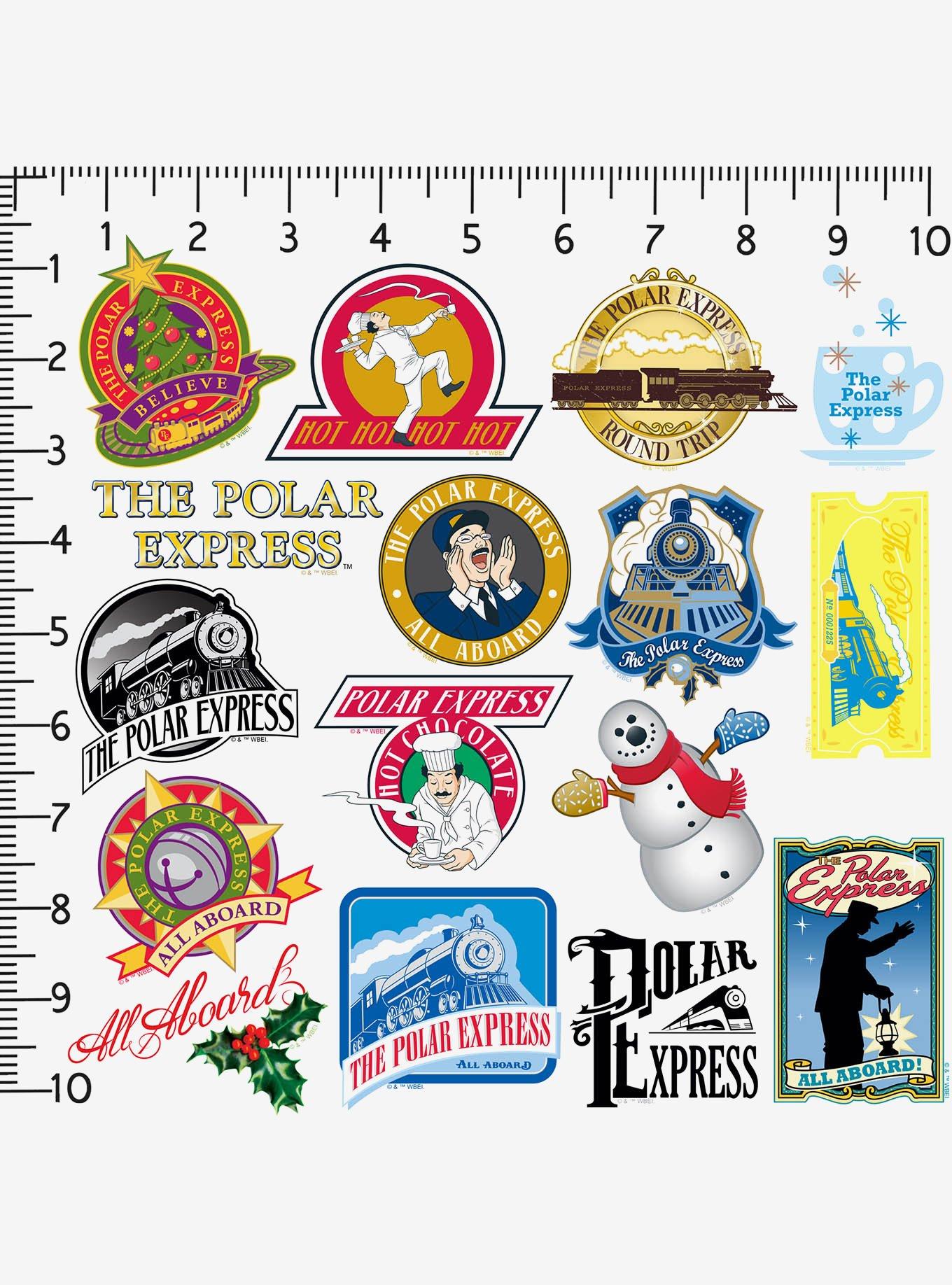 The Polar Express 100ct Vinyl Stickers Variety Pack, , alternate