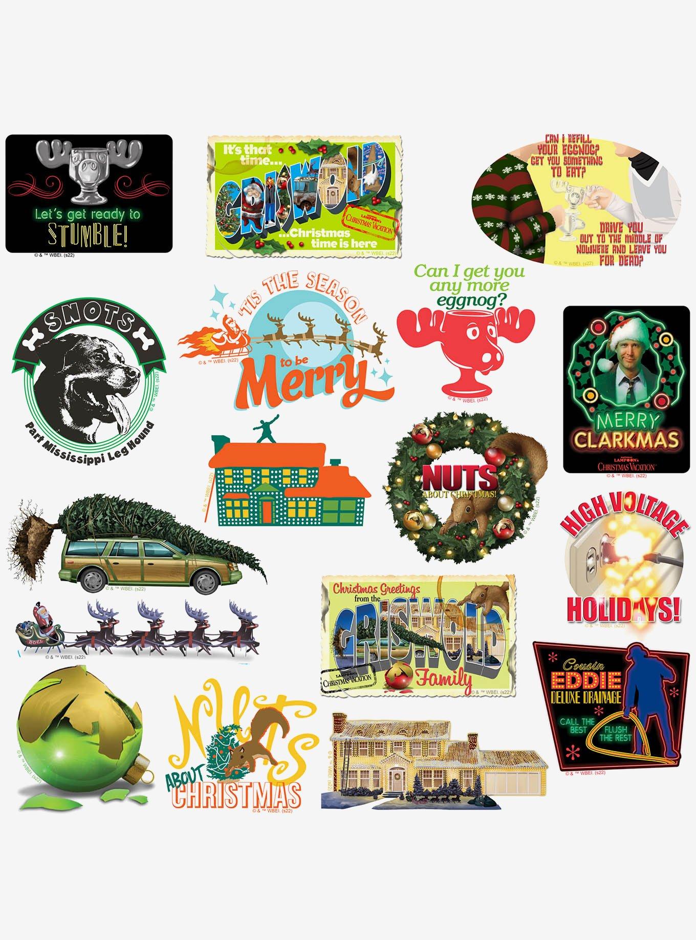 National Lampoon's Christmas Vacation 100ct Vinyl Stickers Variety Pack, , alternate