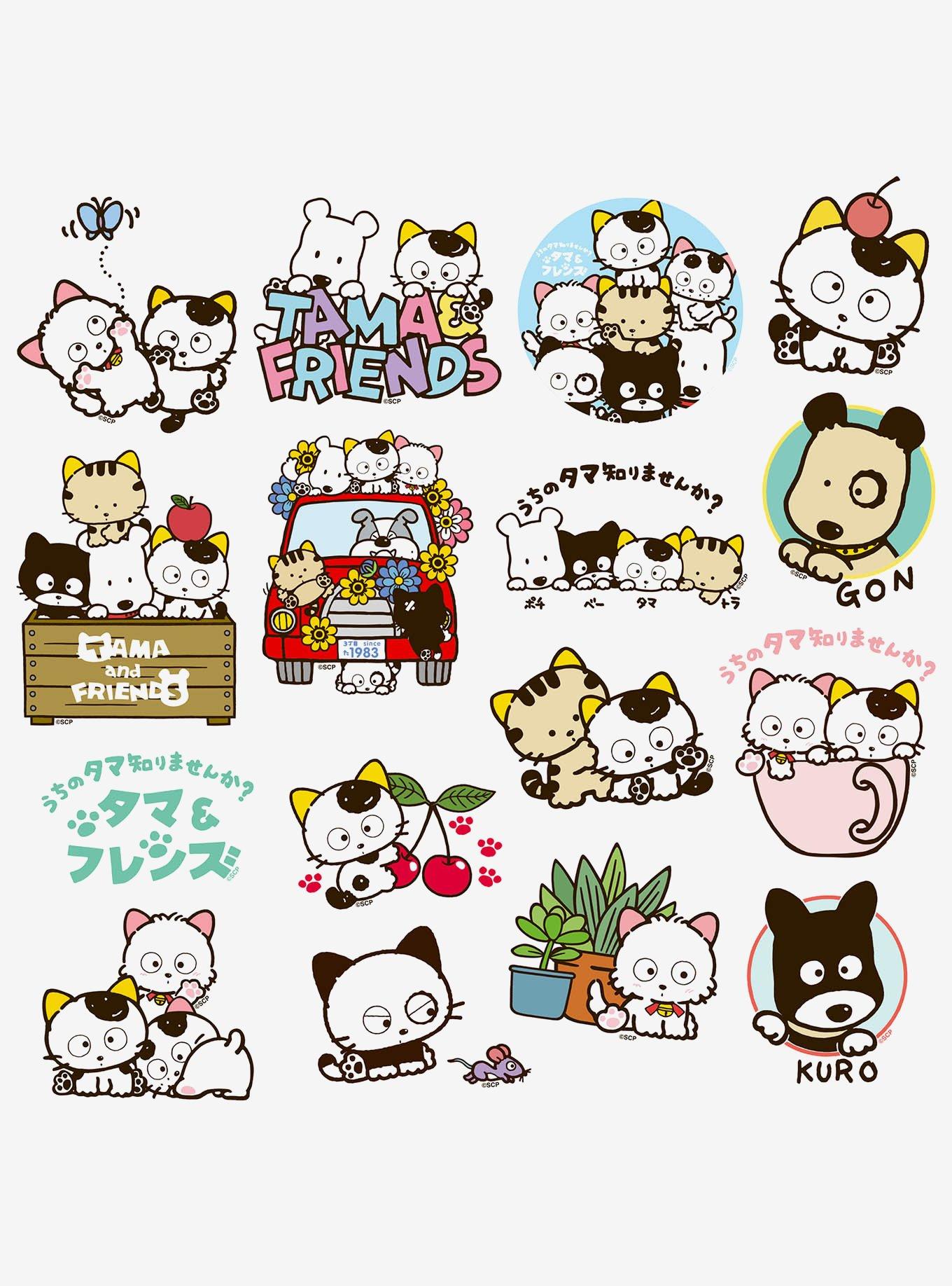 Tama and Friends 100ct Vinyl Stickers Variety Pack, , alternate