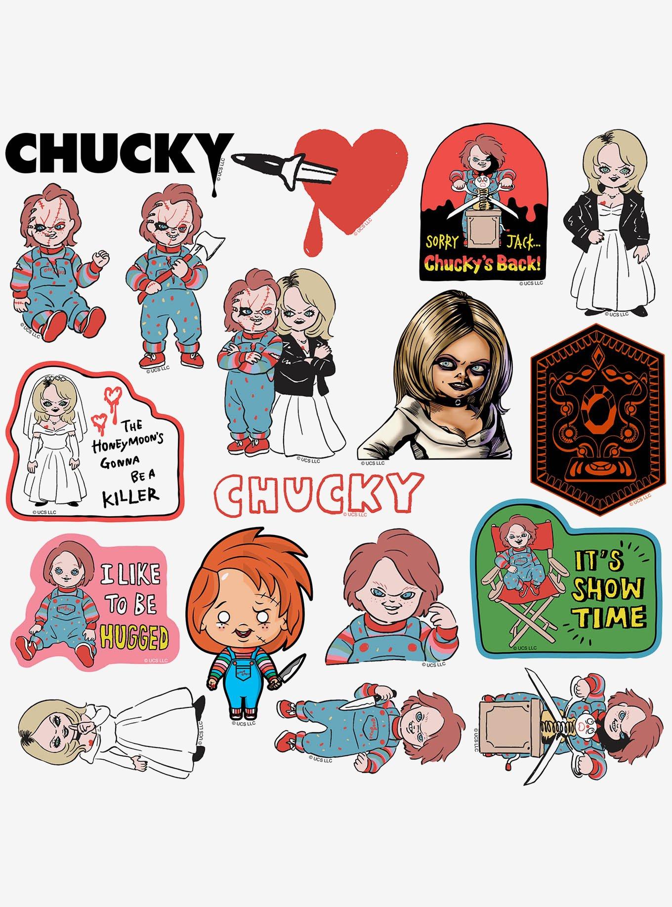 Chucky 100ct Vinyl Stickers Variety Pack, , alternate