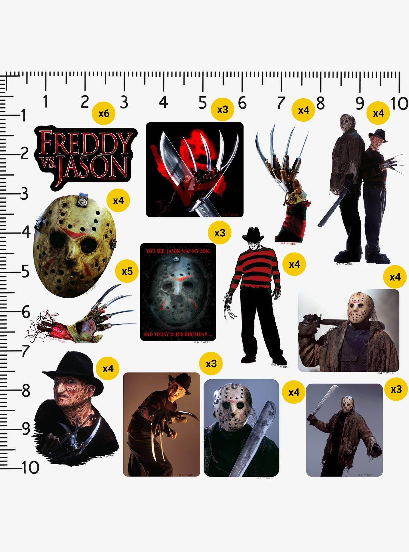 Freddy vs Jason 100ct Vinyl Stickers Variety Pack, , alternate