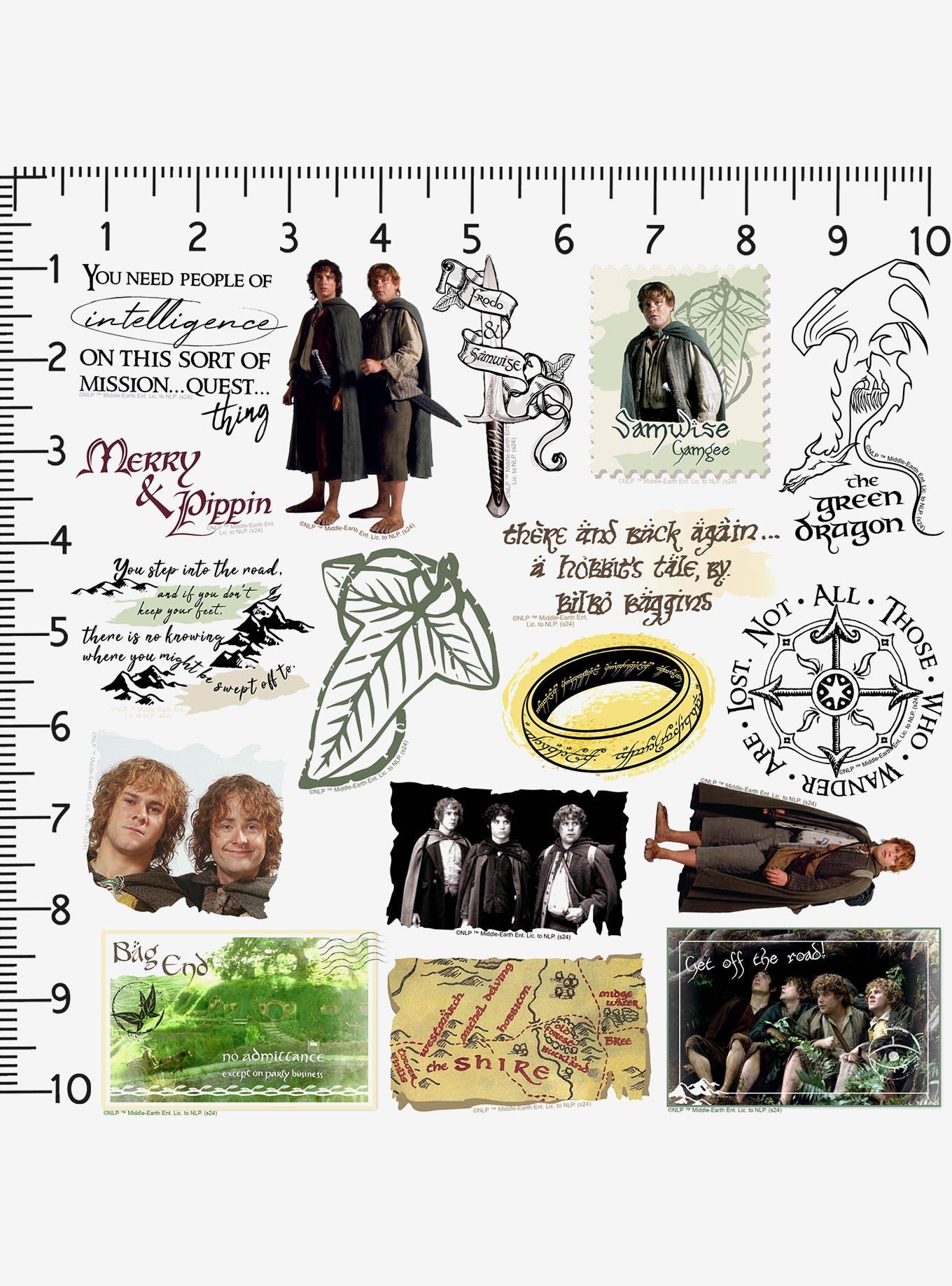 Lord of the Rings Hobbit Lifestyle 100ct Vinyl Stickers Variety Pack, , alternate