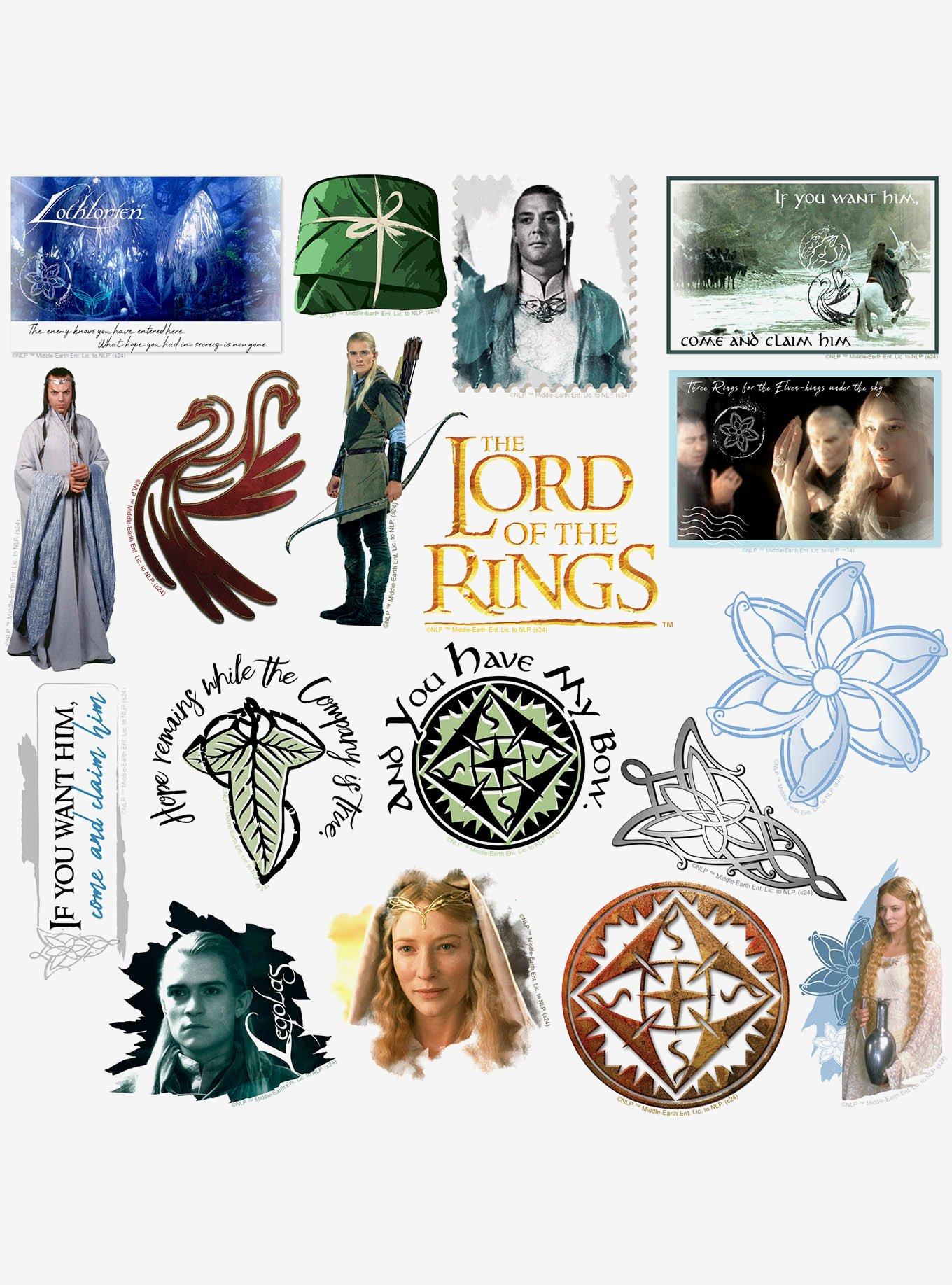 Lord of the Rings Elves of Middle-Earth 100ct Vinyl Stickers Variety Pack, , alternate