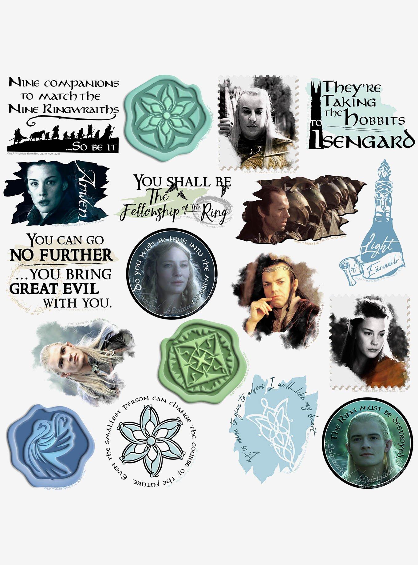 Lord of the Rings Elves of Middle-Earth 100ct Vinyl Stickers Variety Pack, , alternate