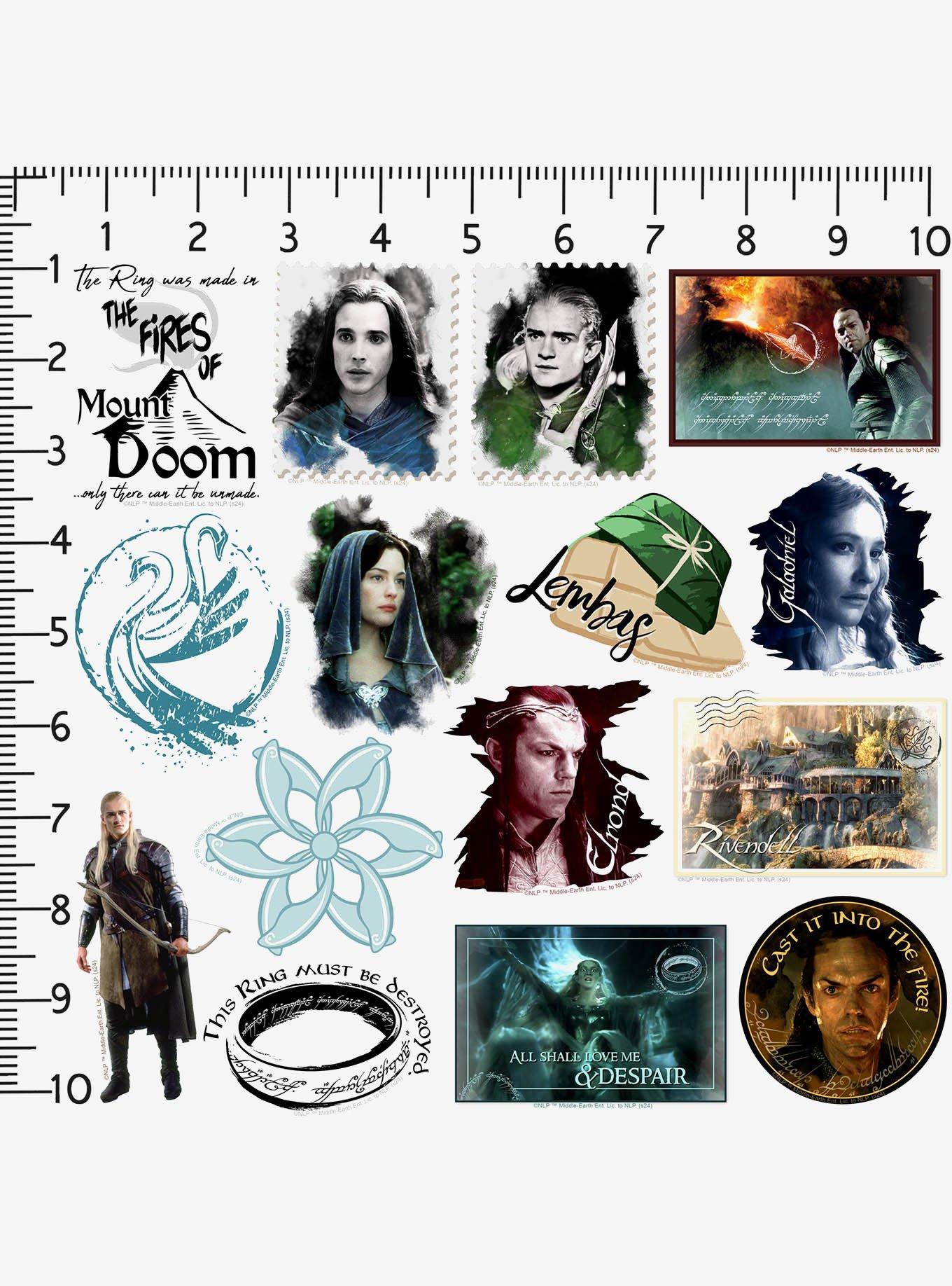 Lord of the Rings Elves of Middle-Earth 100ct Vinyl Stickers Variety Pack, , alternate