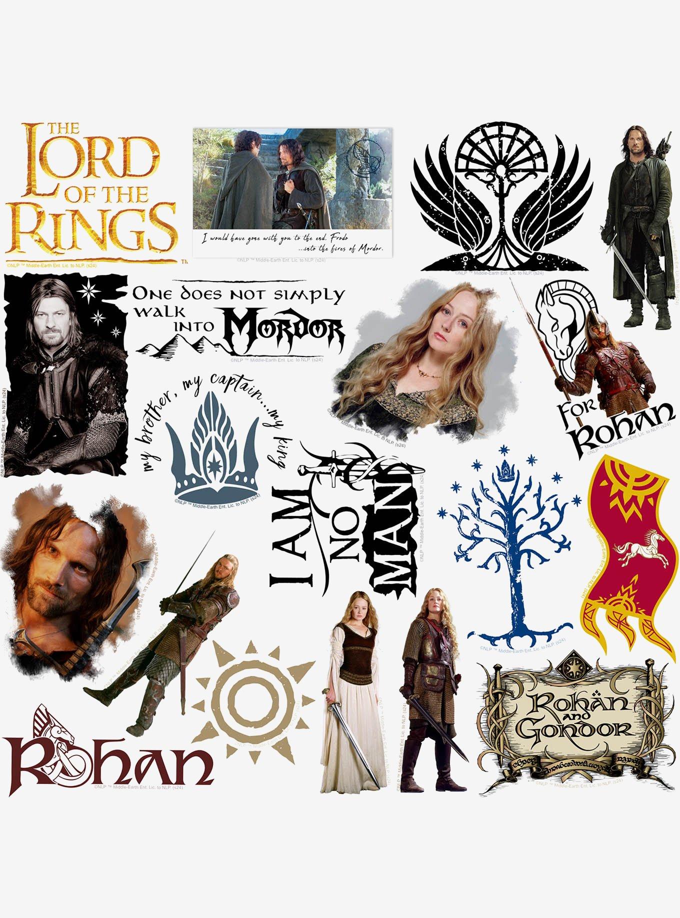Lord of the Rings Rohan & Gondor 100ct Vinyl Stickers Variety Pack, , alternate