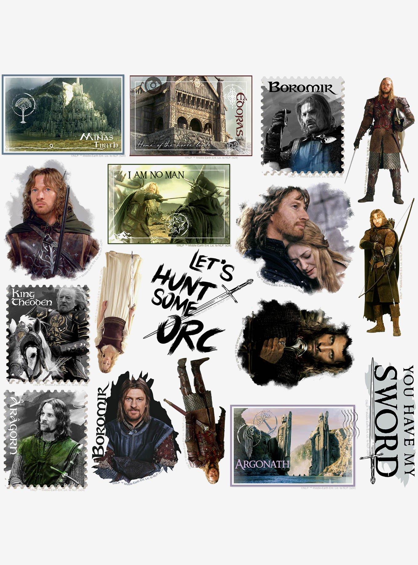 Lord of the Rings Rohan & Gondor 100ct Vinyl Stickers Variety Pack, , alternate