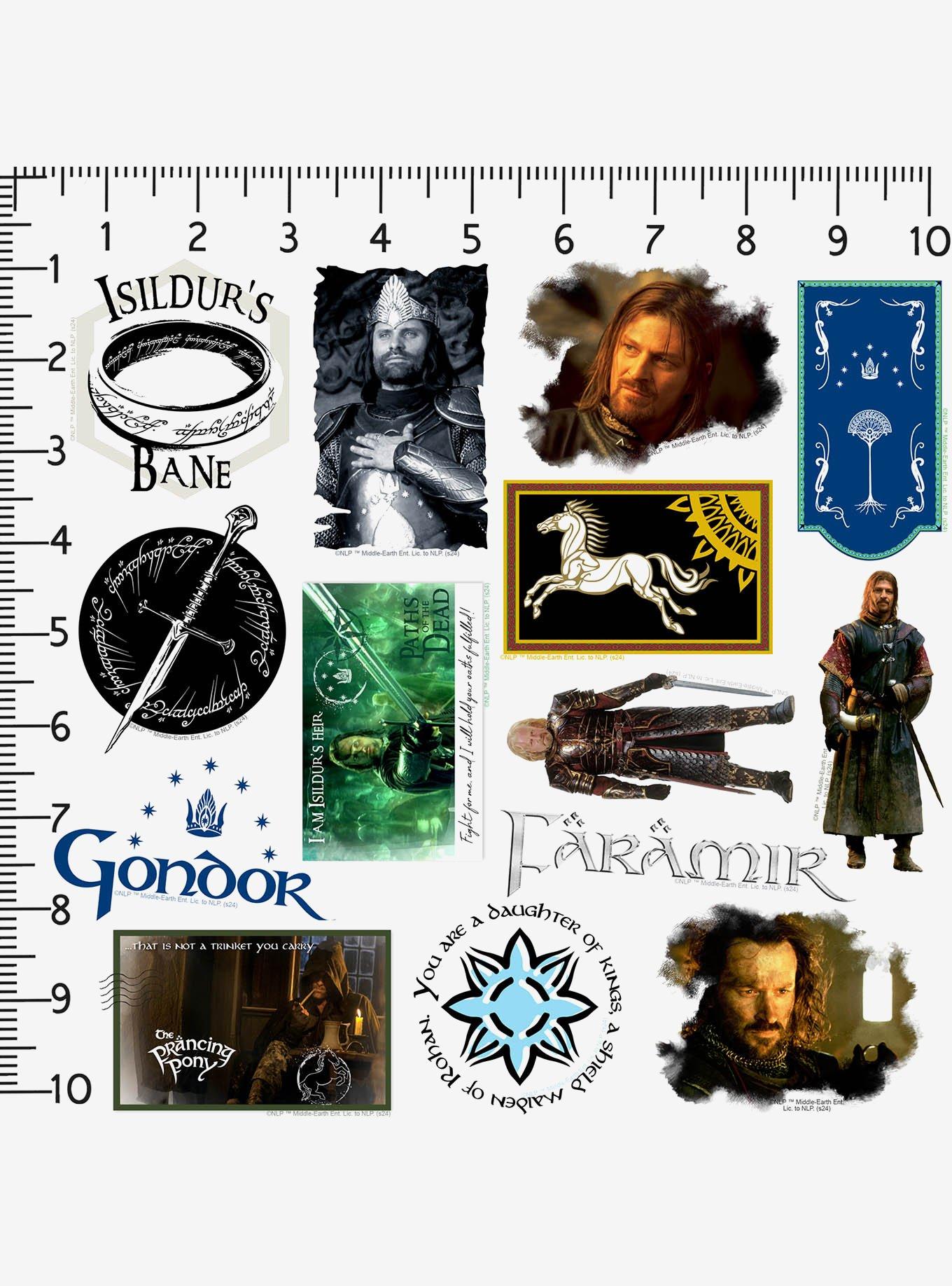 Lord of the Rings Rohan & Gondor 100ct Vinyl Stickers Variety Pack, , alternate